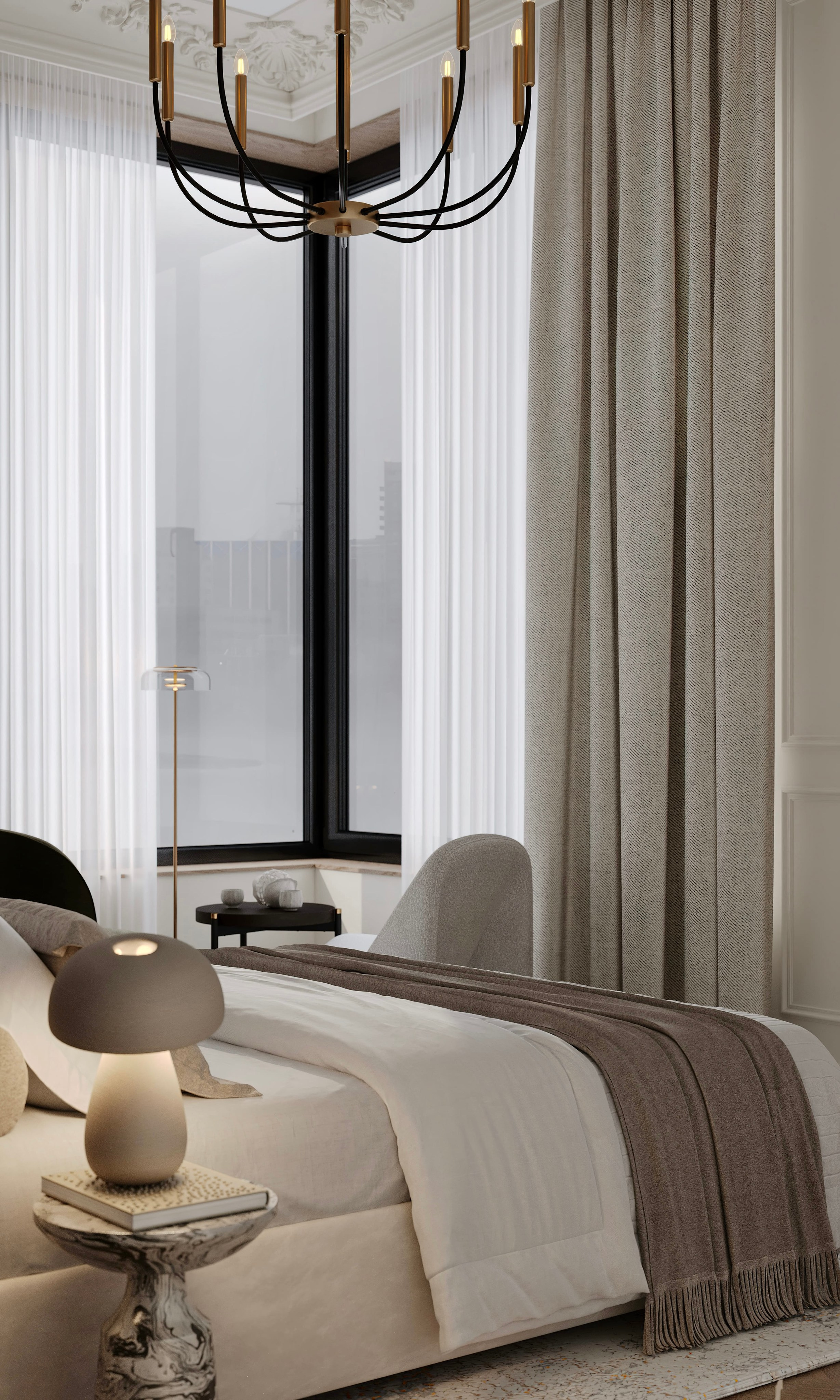 Нагатино Айленд 85 м². 3D Визуализация интерьера