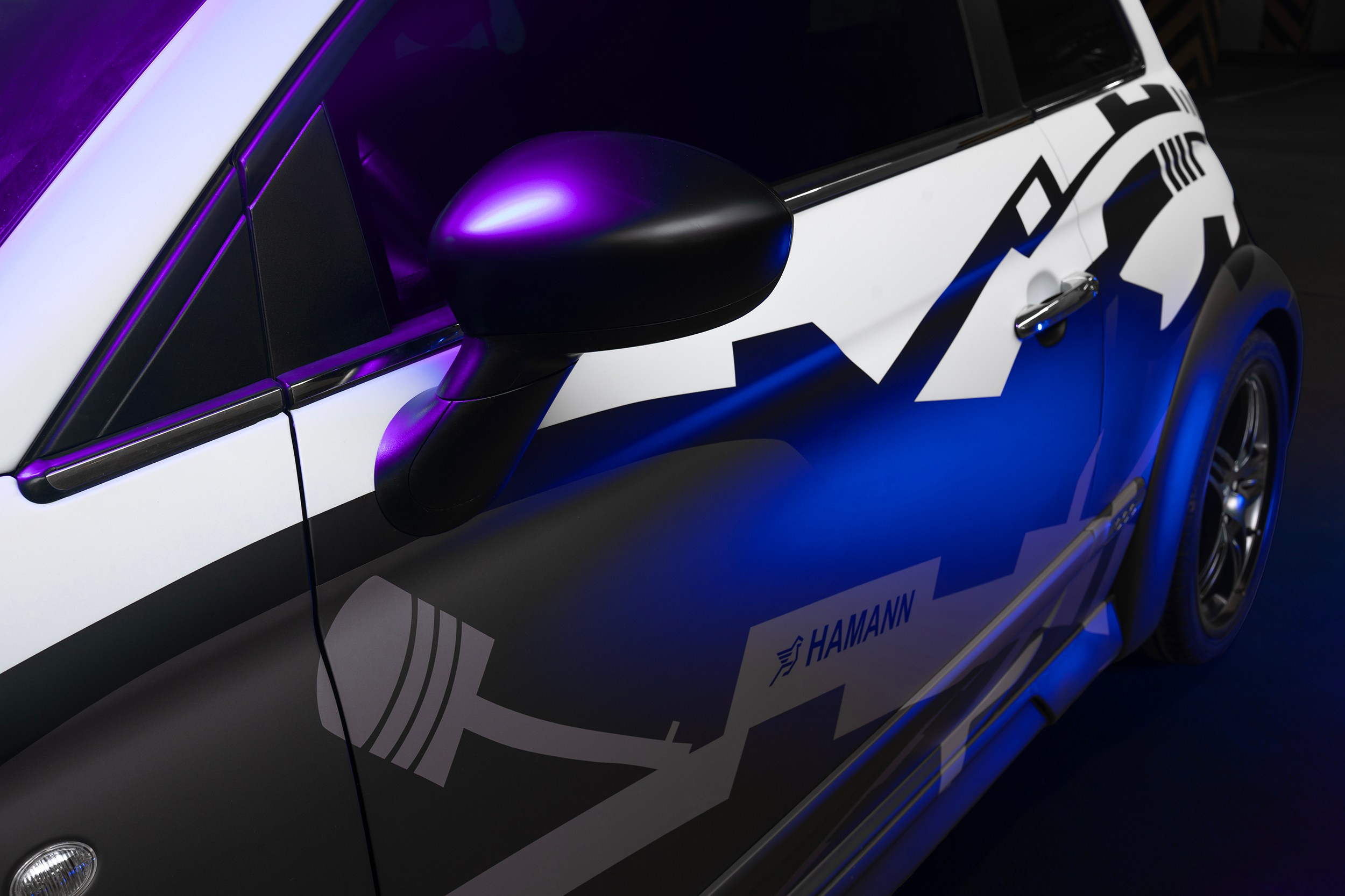 Винилография на Fiat 500 Hamann. Студия дизайна и оклейки авто Barmaley Design