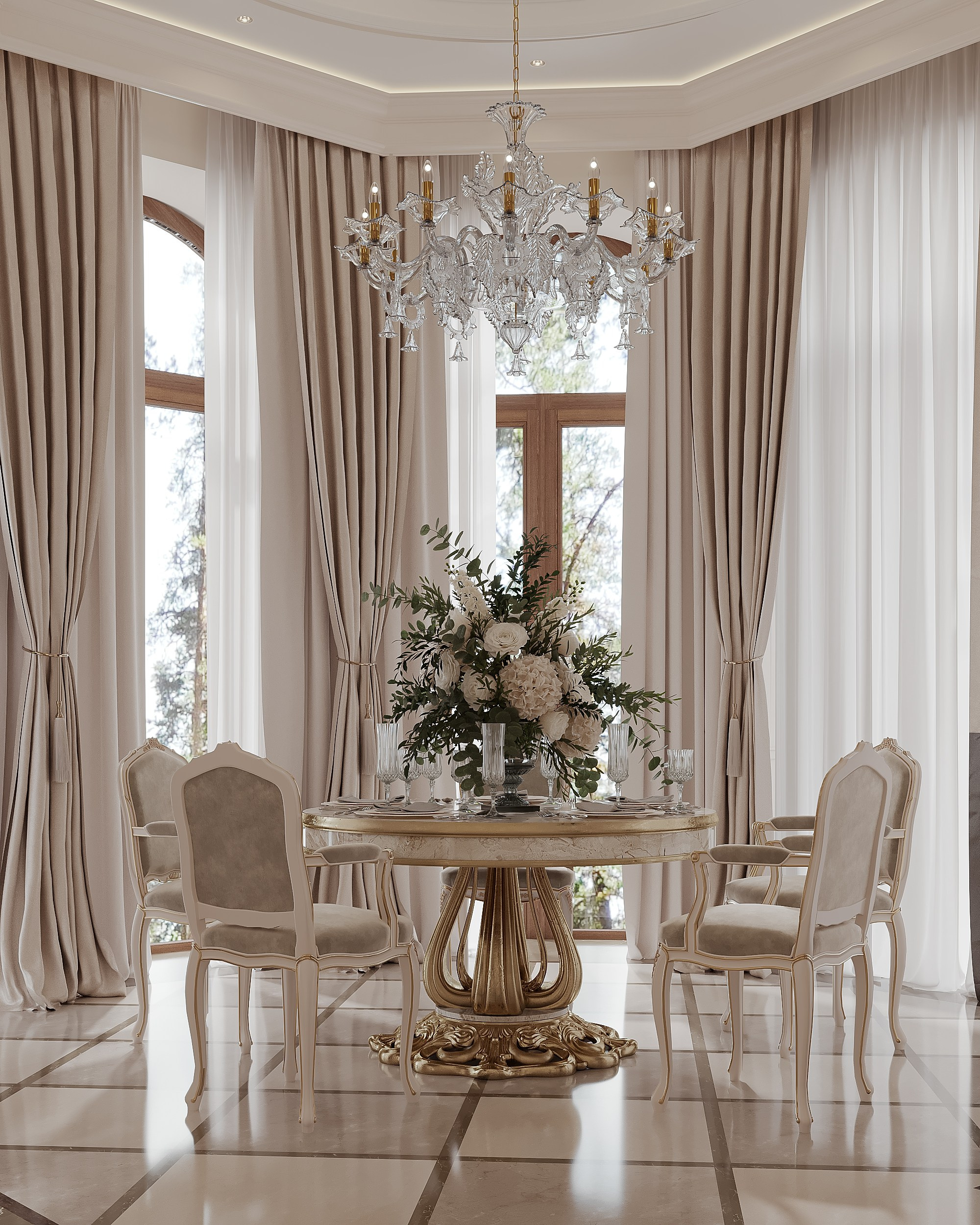 Классика 370 м². 3Д-Визуализация Наталья Макогонова