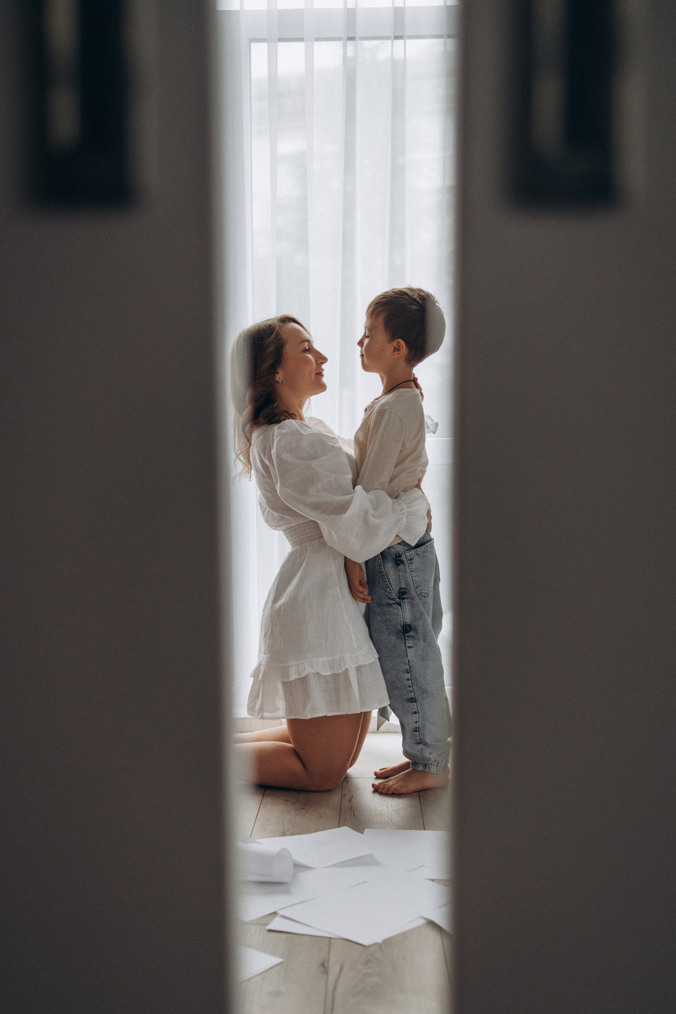 Семейное утро в объятиях. Семейный и женский фотограф в Москве Коновалова Олеся
