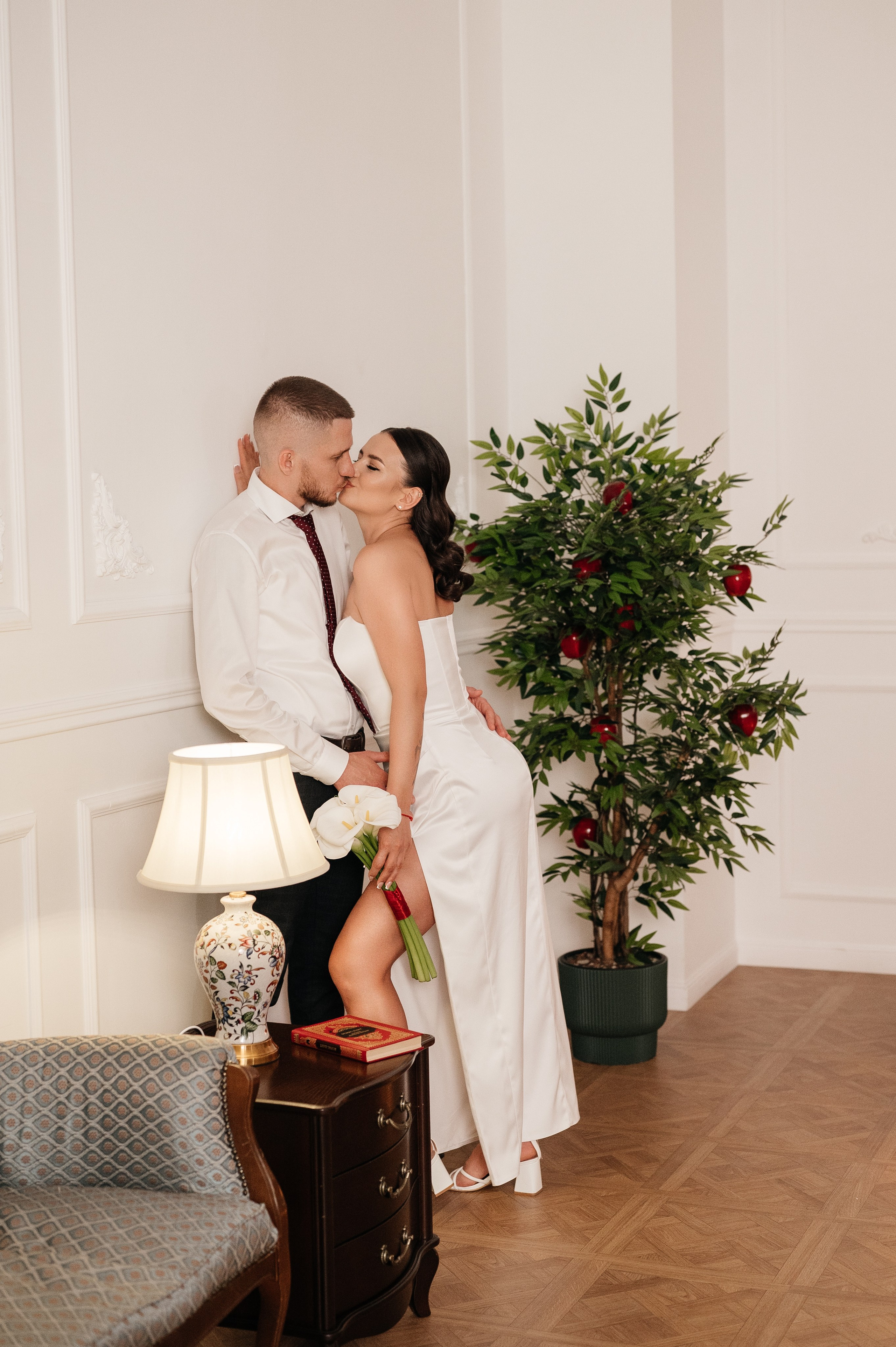 Свадебная фотосессия в студии. Свадебный и семейный фотограф в Краснодаре Алина Мельник