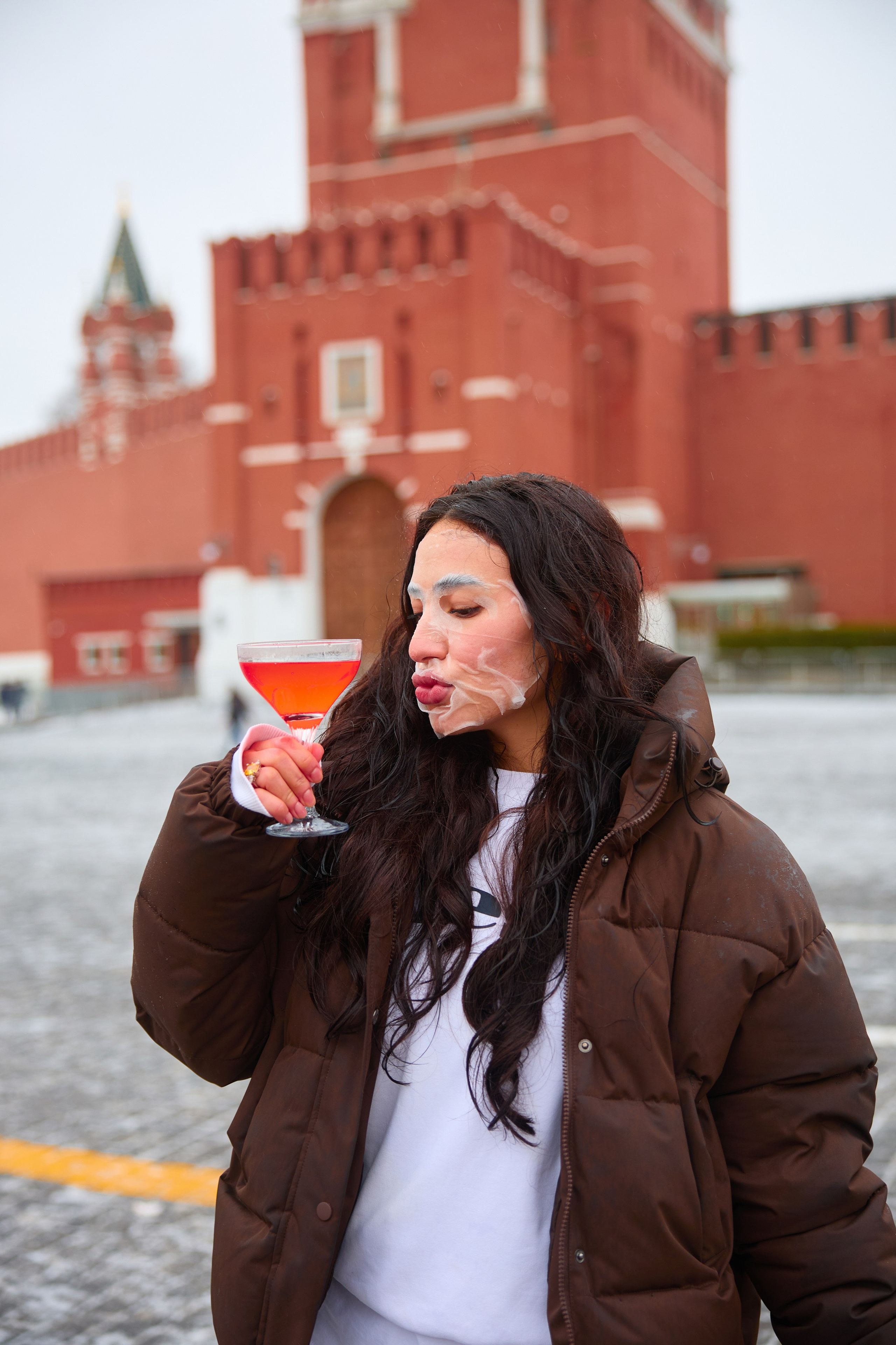 Зимняя уличная фотоессия. Фотограф Москва Карпова Евгения