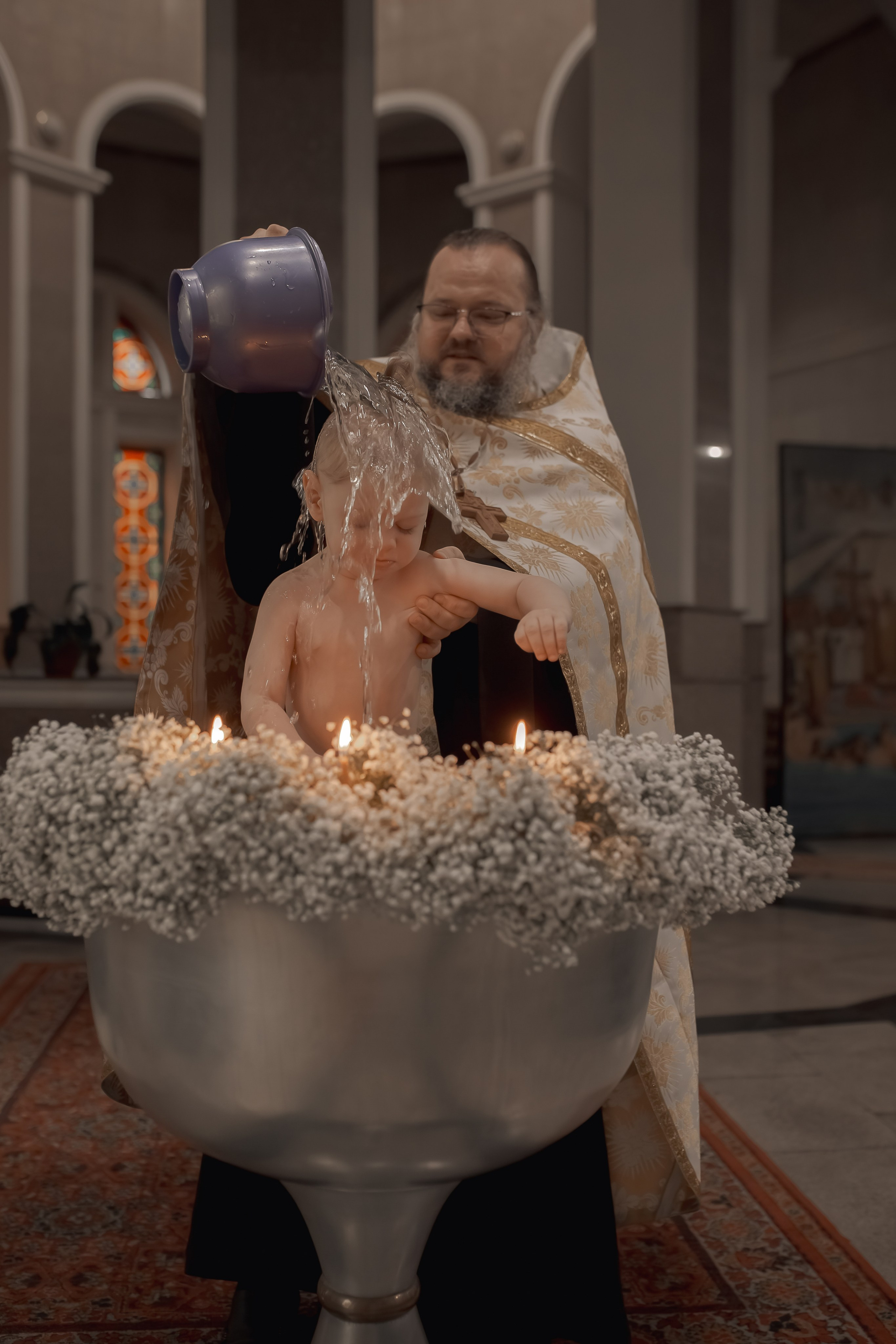 Крещение Грегора. Фотограф на Крещение и Венчание в Ташкенте