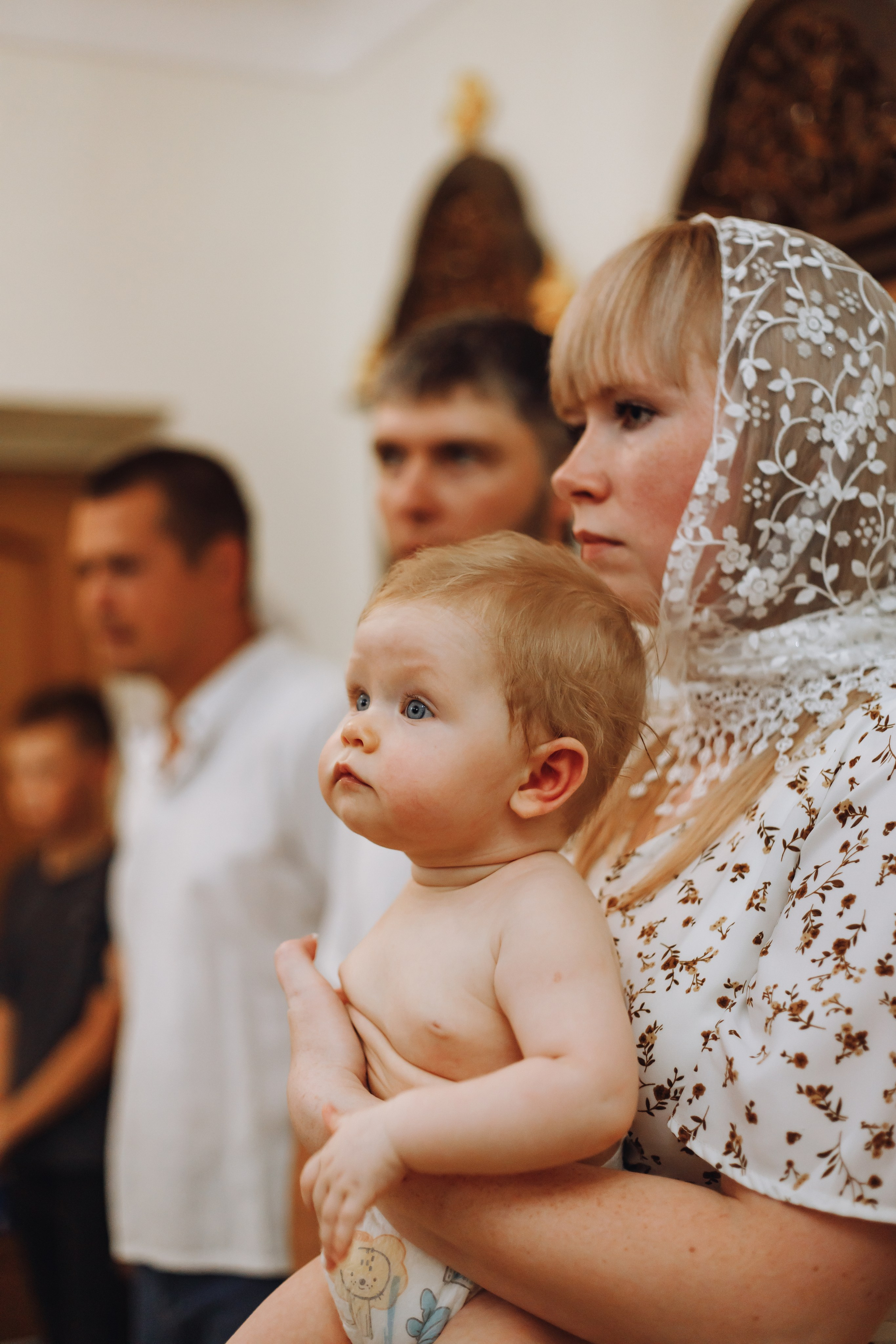 Таинство крещения в Тихорецке. Свадебный и семейный фотограф в Краснодарском крае Мария Данилкина