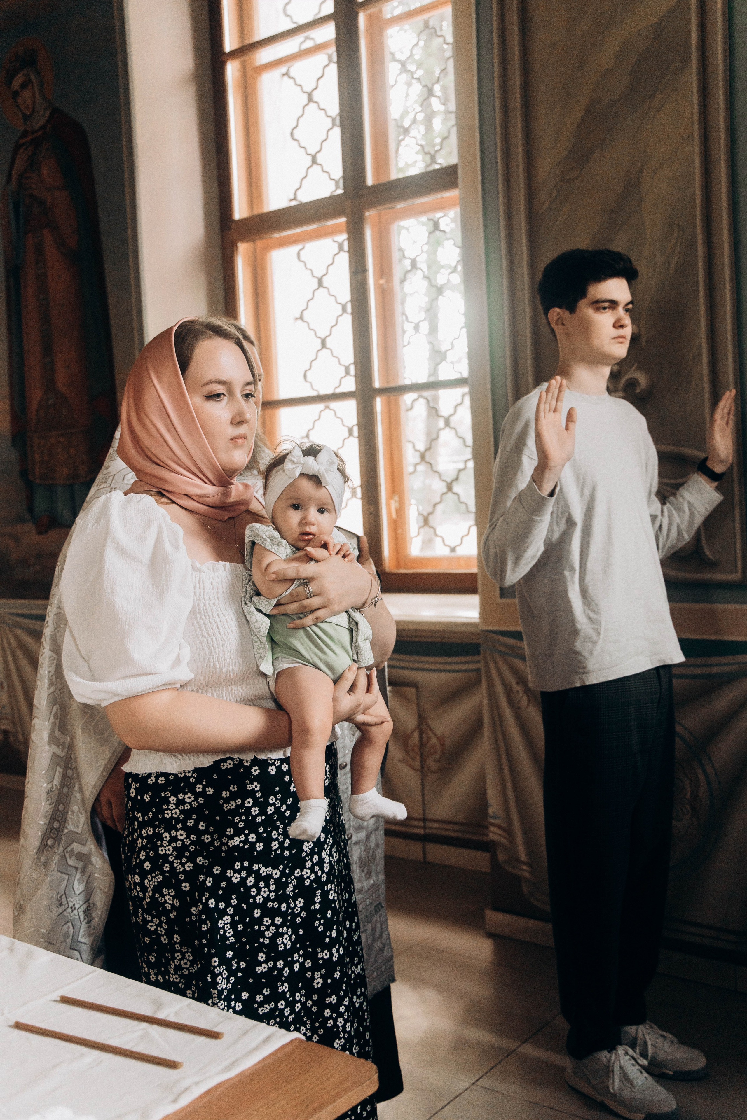 КРЕЩЕНИЕ. Фотосессия новорожденных в Москве и Московской области