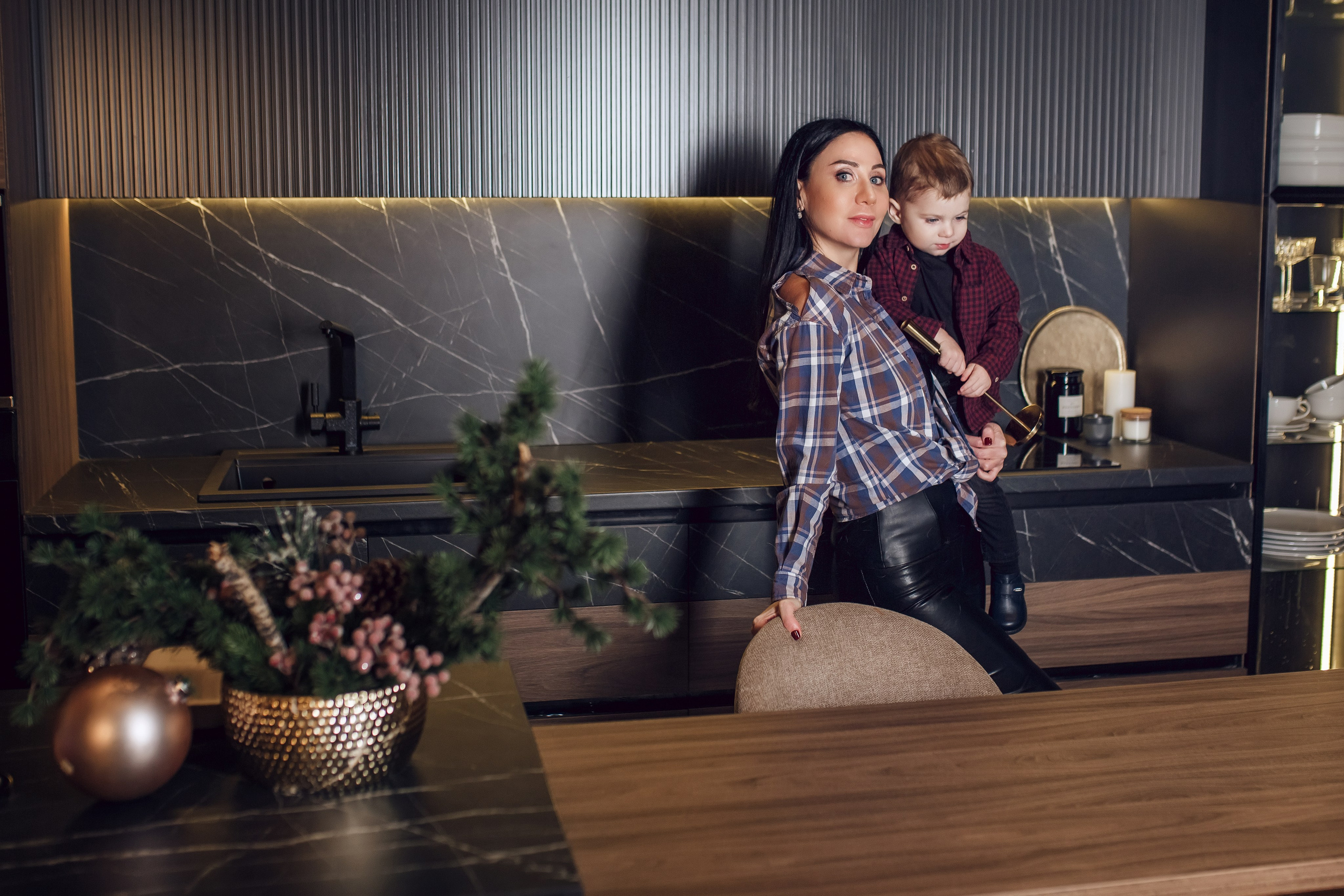 Олеся и Ярослав. Фотограф на Крещение, семейный фотограф в Москве