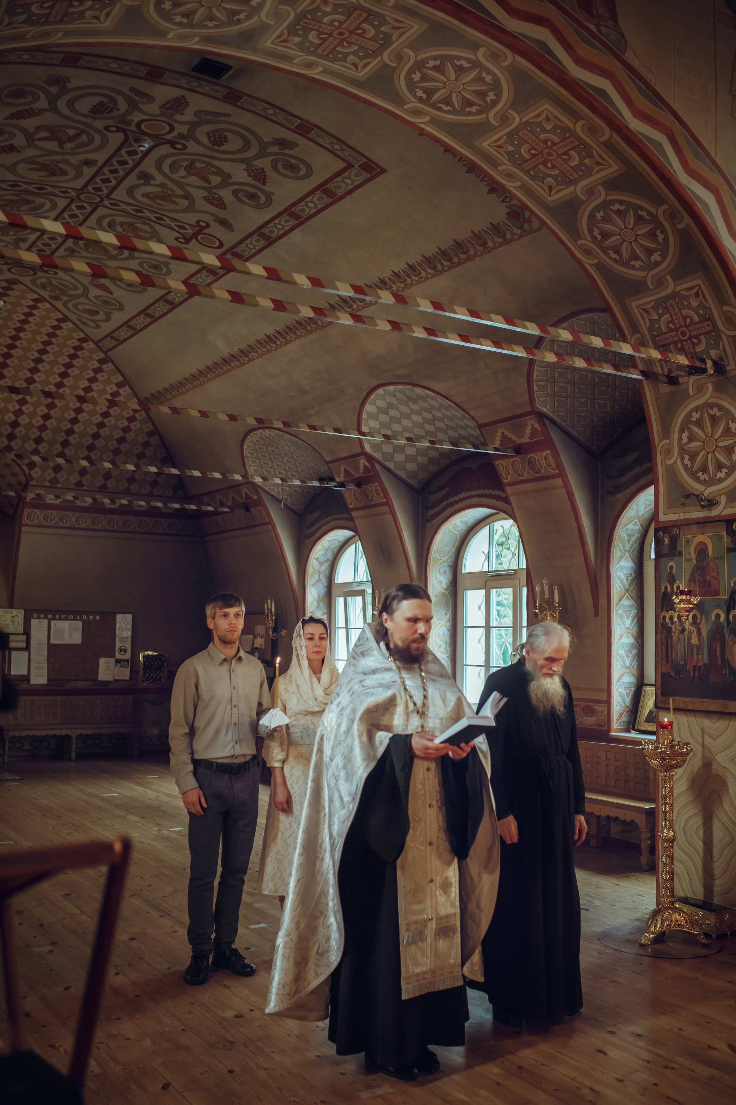 Венчание Андрея и Елены. Фотограф на Крещение, семейный фотограф в Москве