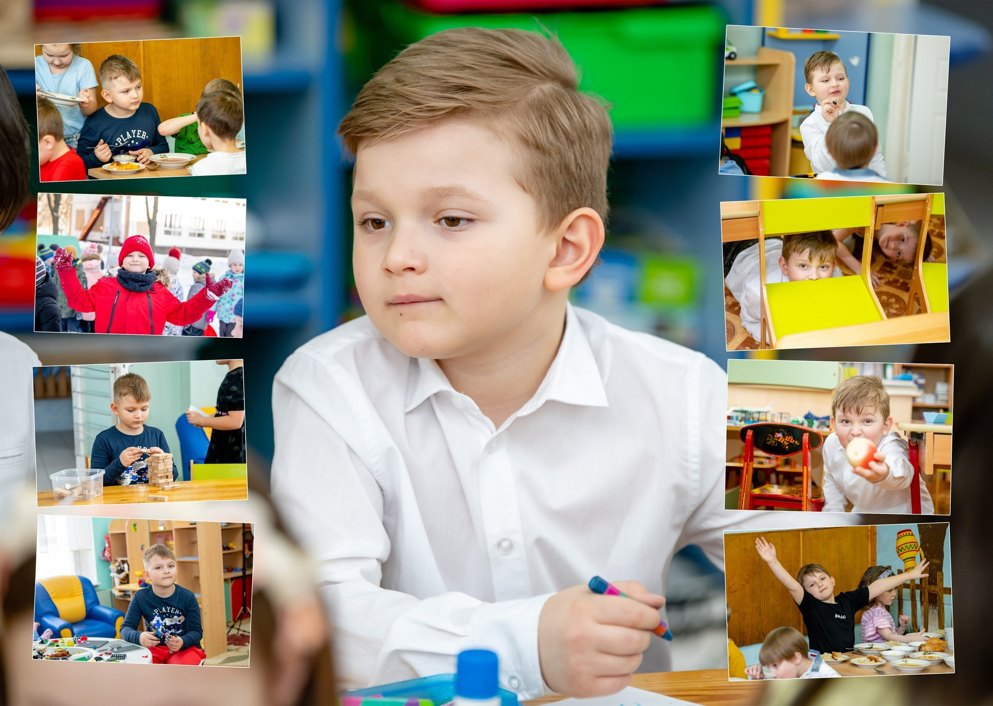 Альбом Стандарт А4 5 разворотов для детского сада. Профессиональная репортажная фотосъёмка, создание выпускных альбомов