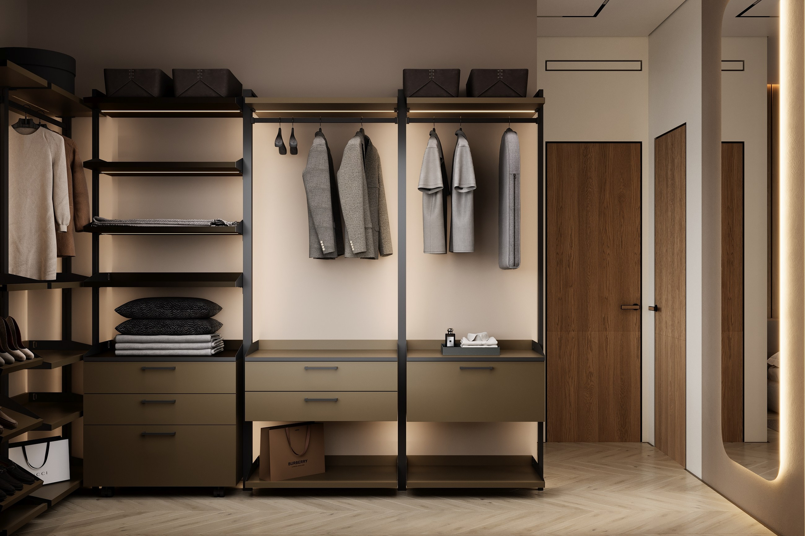 ЖК «Сити парк». Визуализация дизайна интерьера