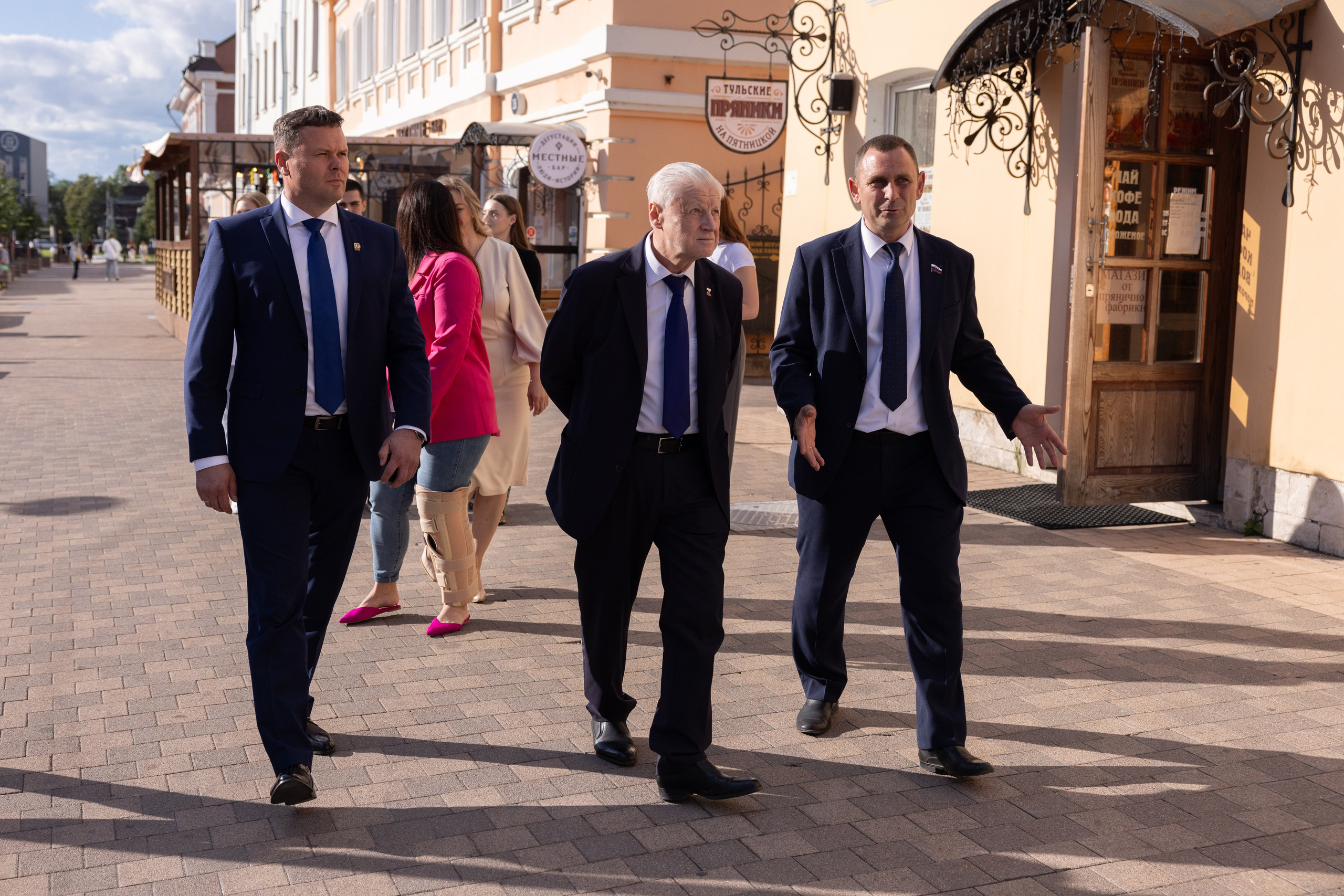 Визит лидера партии Справедливая Россия Миронова С. М. в г. Тулу. Фотограф в Туле — Борисов Николай