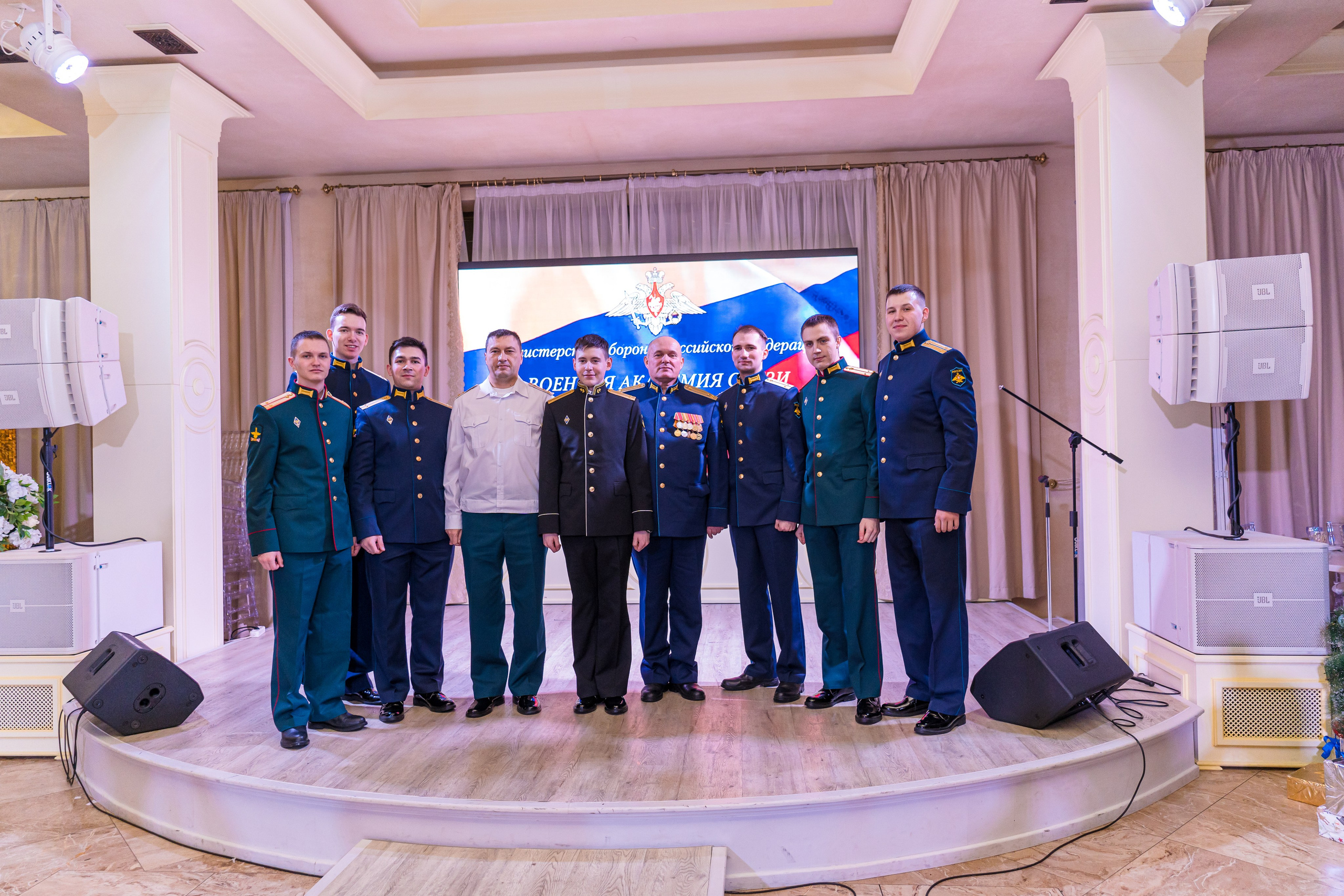 Фотосъемка выпуска военной академии и вручение дипломов