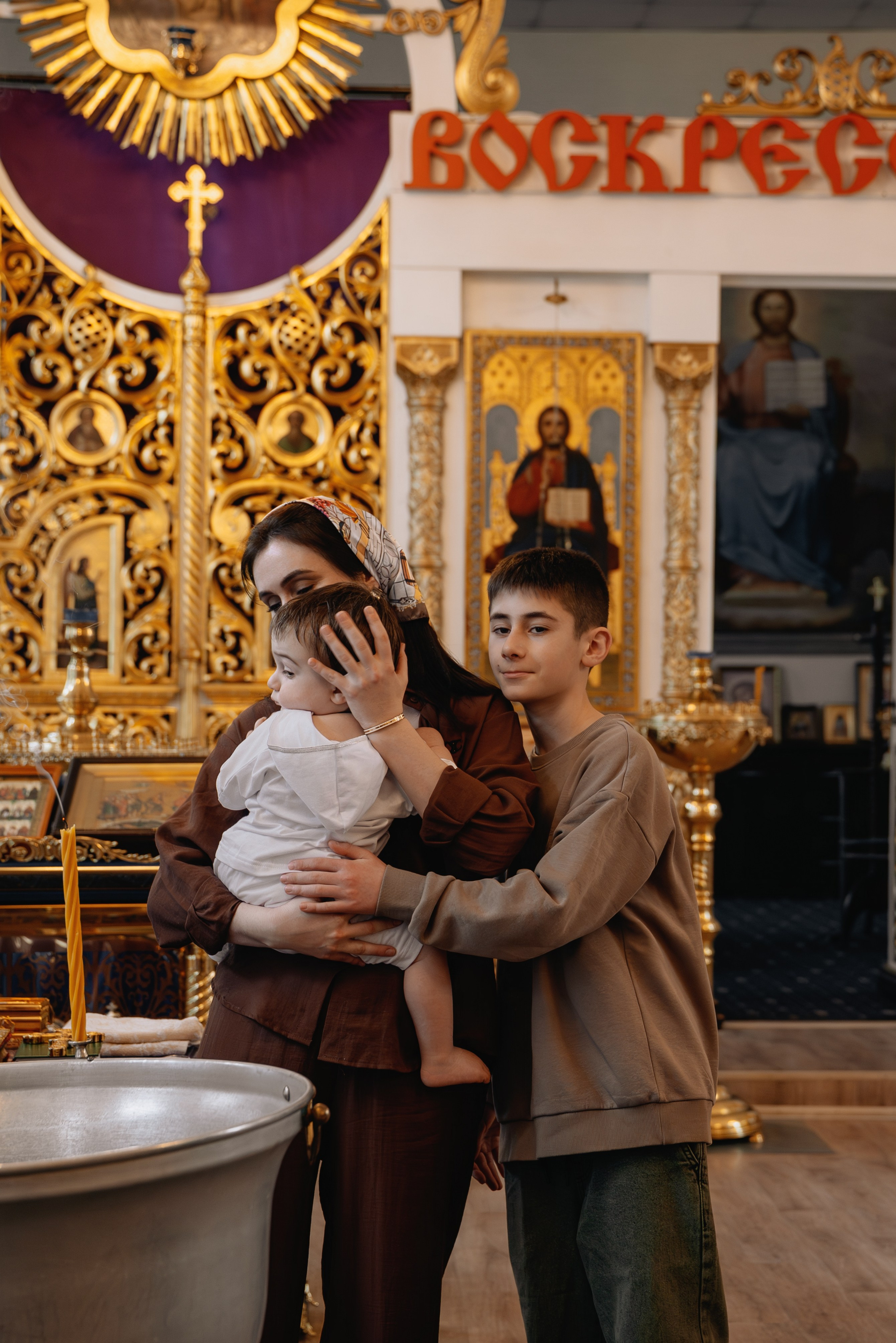 Крещение Лаврентия. Фотограф семейный мероприятия Краснодар Анапа Геленджик Новороссийск Поборежье