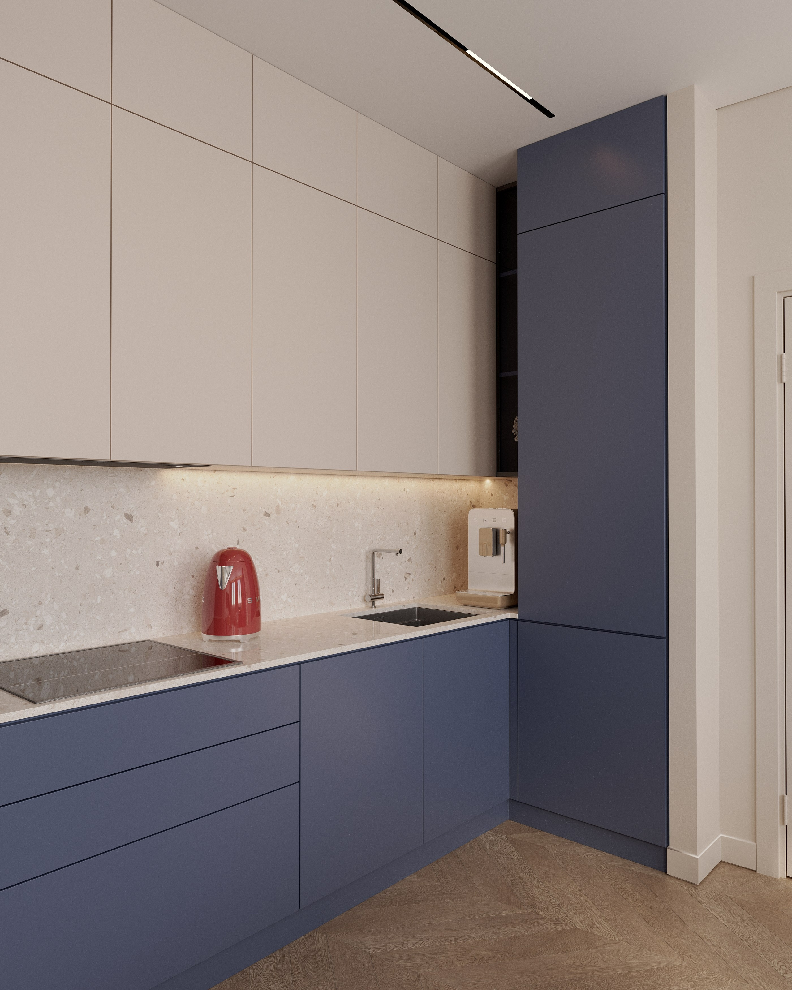 ЖК «Римский, 77.6 м². Мария Воропаева | Дизайн интерьера под ключ Москва и МО