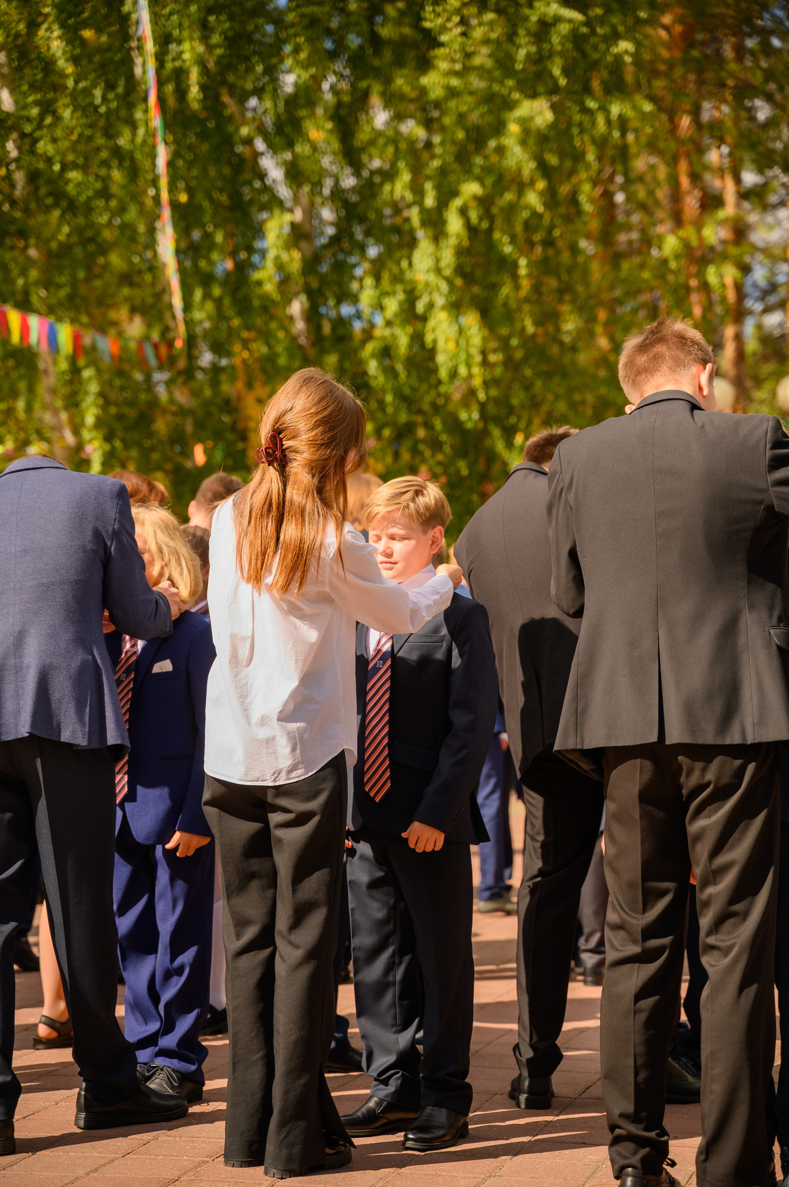 1 сентября линейка ФМШ. Фотограф новорожденных, семейный детский в Тюмени Татьяна Морозова