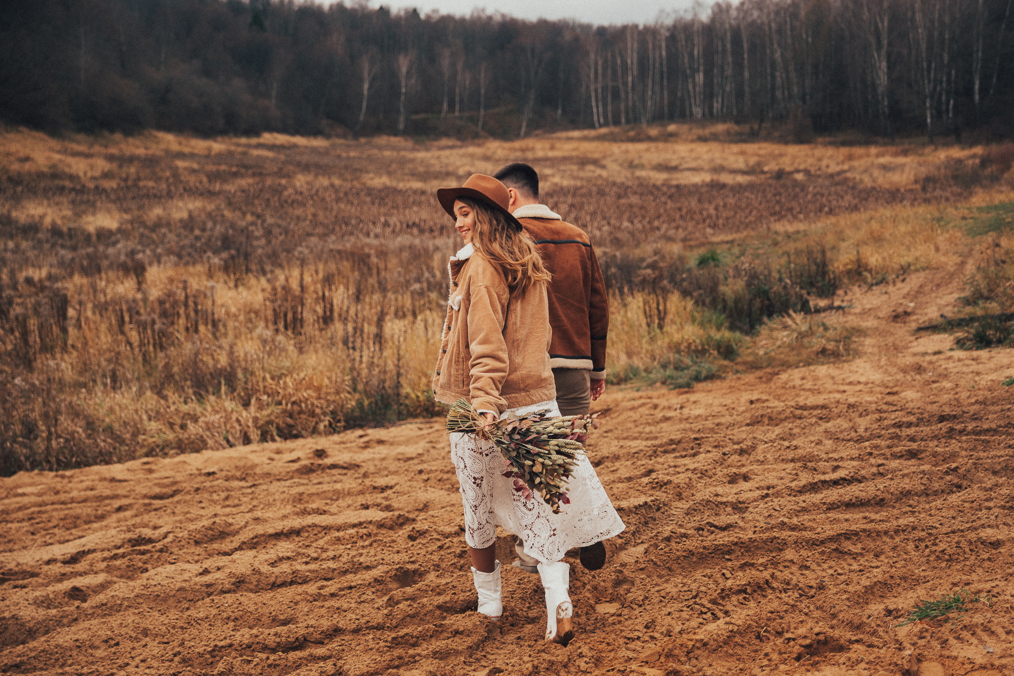 Леся Ваня. Лесная свадьба в ноябре. Свадебный, семейный и женский фотограф в Москве Аникина Ольга