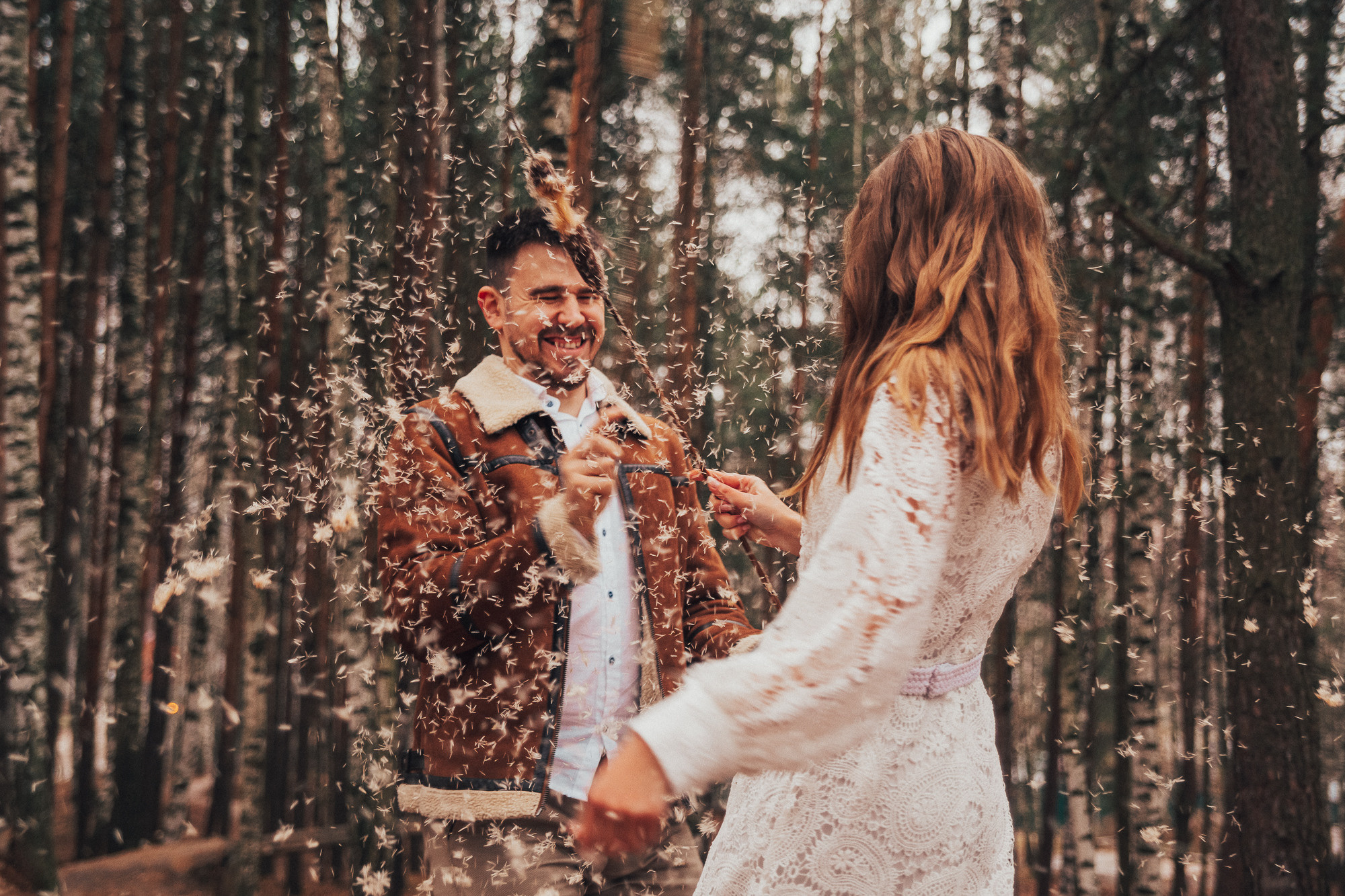 Леся Ваня. Лесная свадьба в ноябре. Свадебный, семейный и женский фотограф в Москве Аникина Ольга
