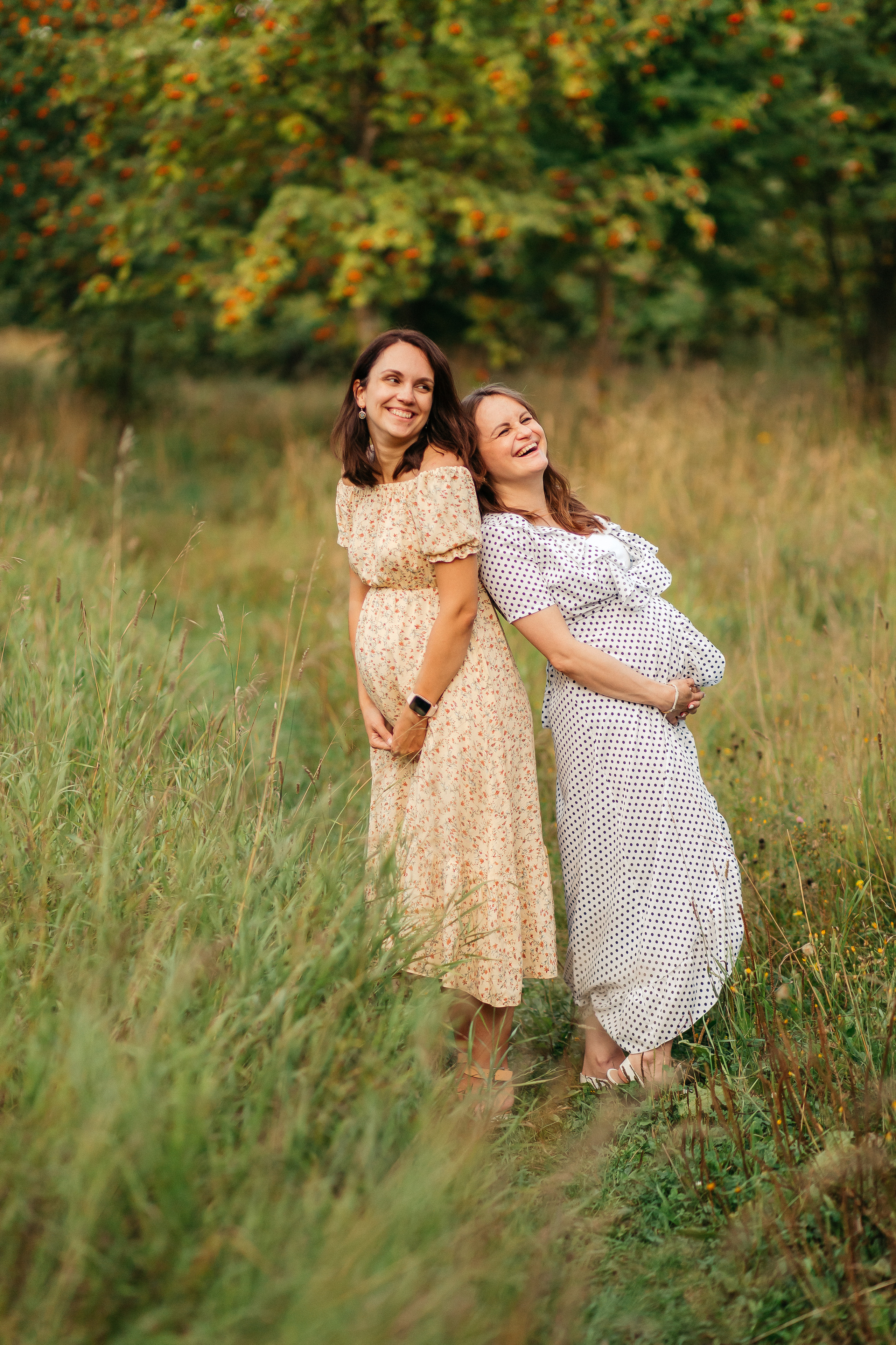 Двойная съемка беременности. Леся Макс и Наташа Игорь. Свадебный, семейный и женский фотограф в Москве Аникина Ольга