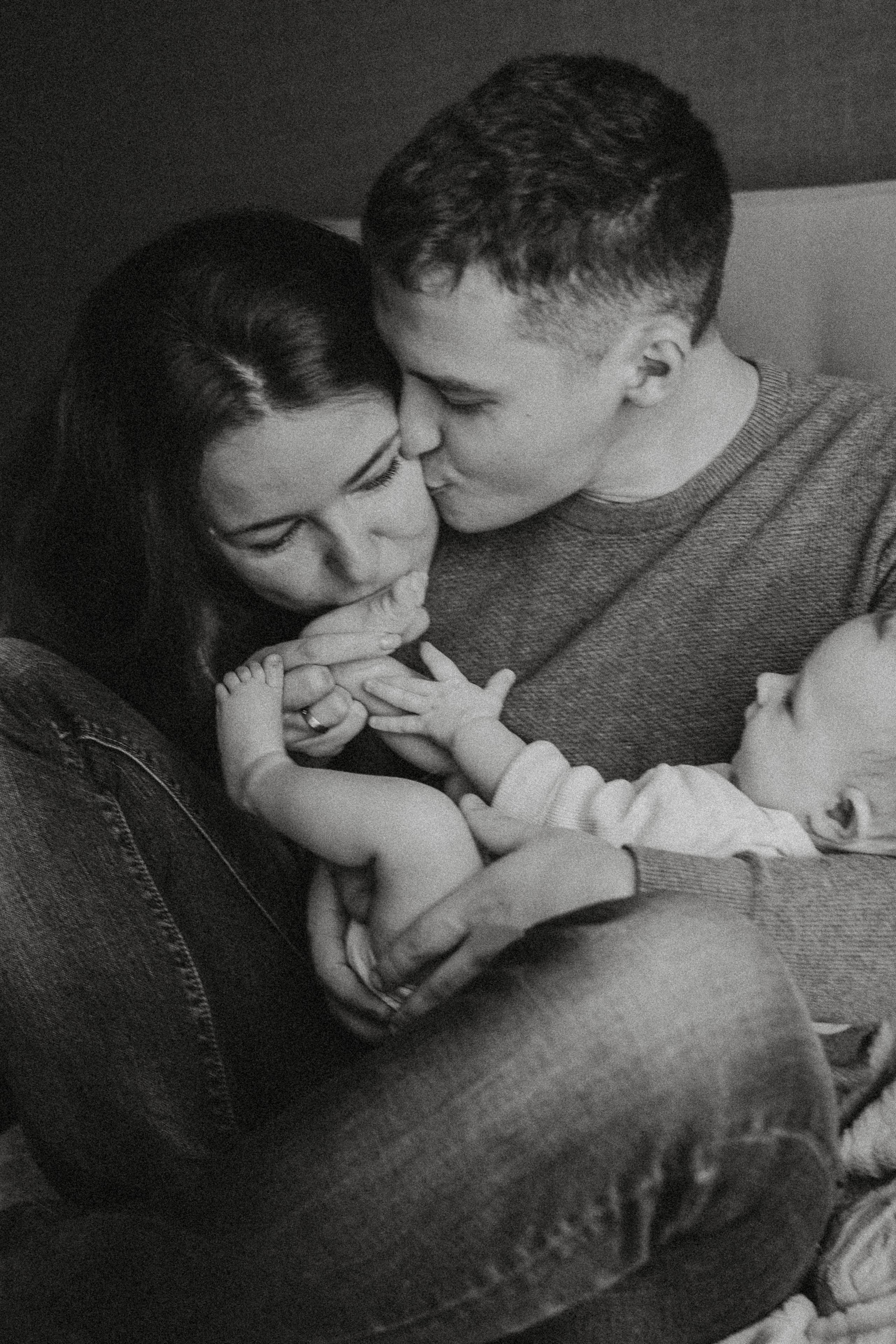 Настя Макс и Алиса. Домашняя уютная фотосессия. Свадебный, семейный и женский фотограф в Москве Аникина Ольга