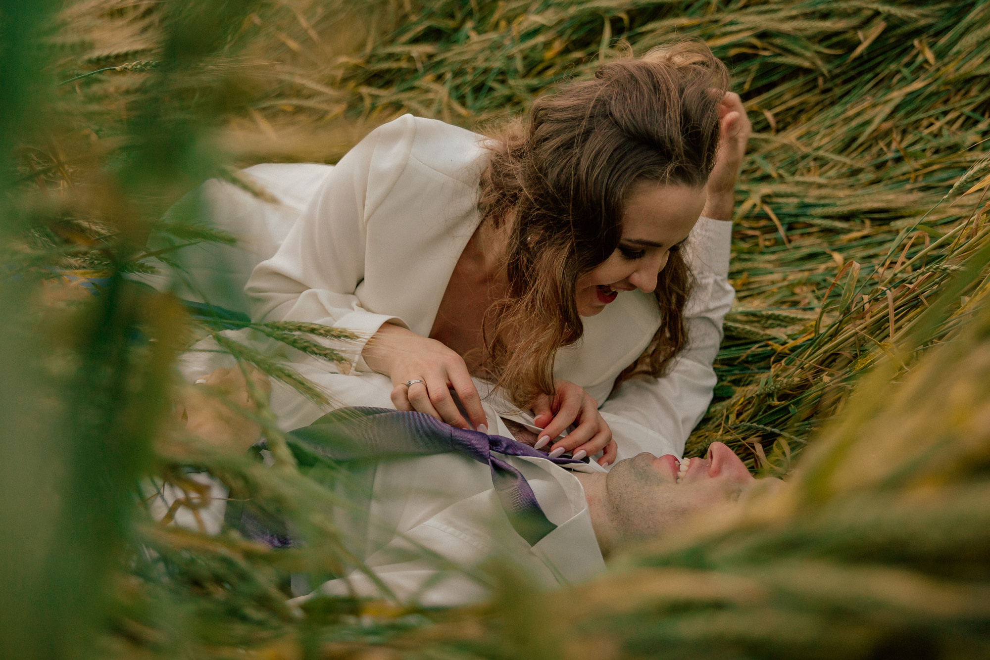 Маша Лёша. Свадьба в поле. Свадебный, семейный и женский фотограф в Москве Аникина Ольга