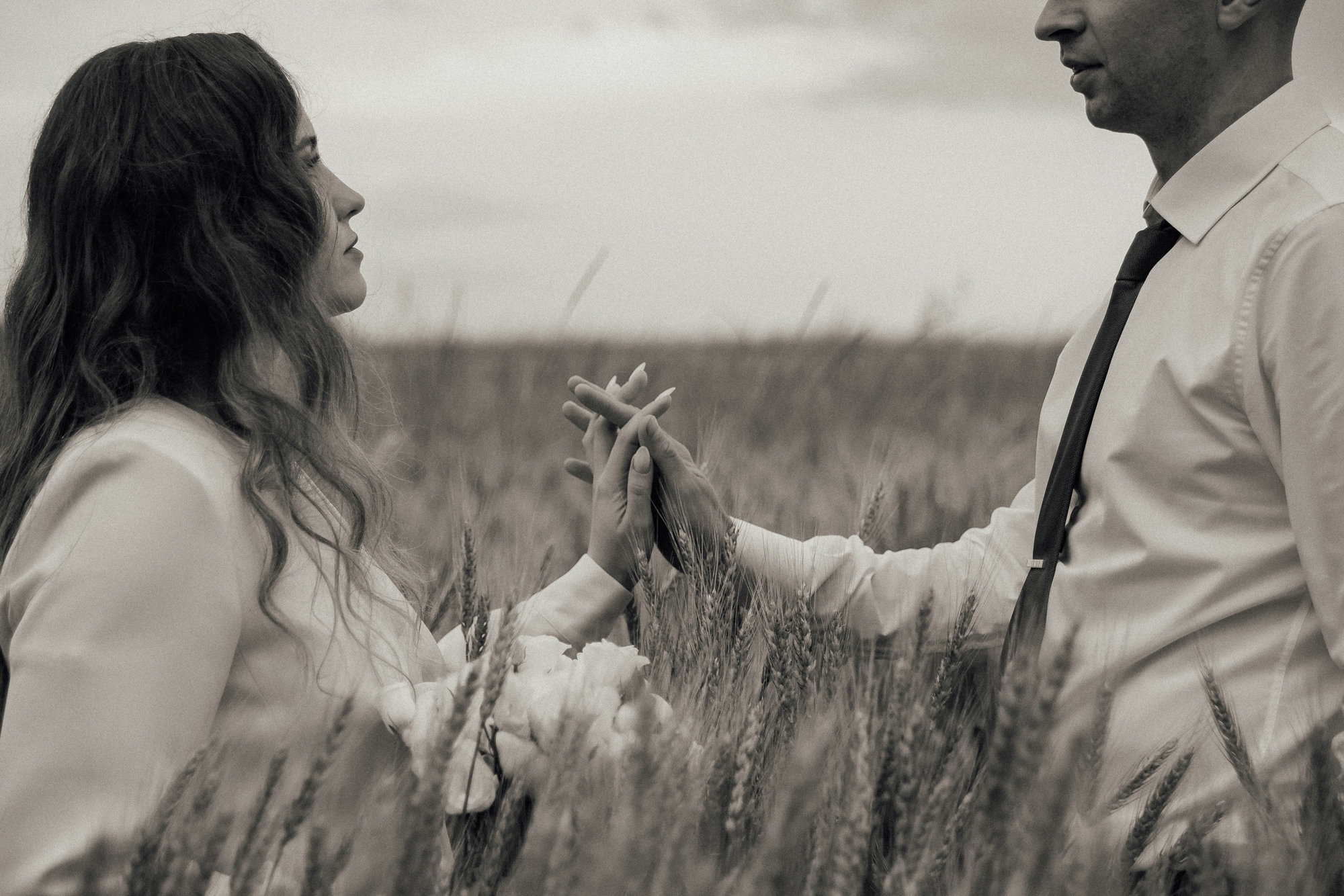 Маша Лёша. Свадьба в поле. Свадебный, семейный и женский фотограф в Москве Аникина Ольга