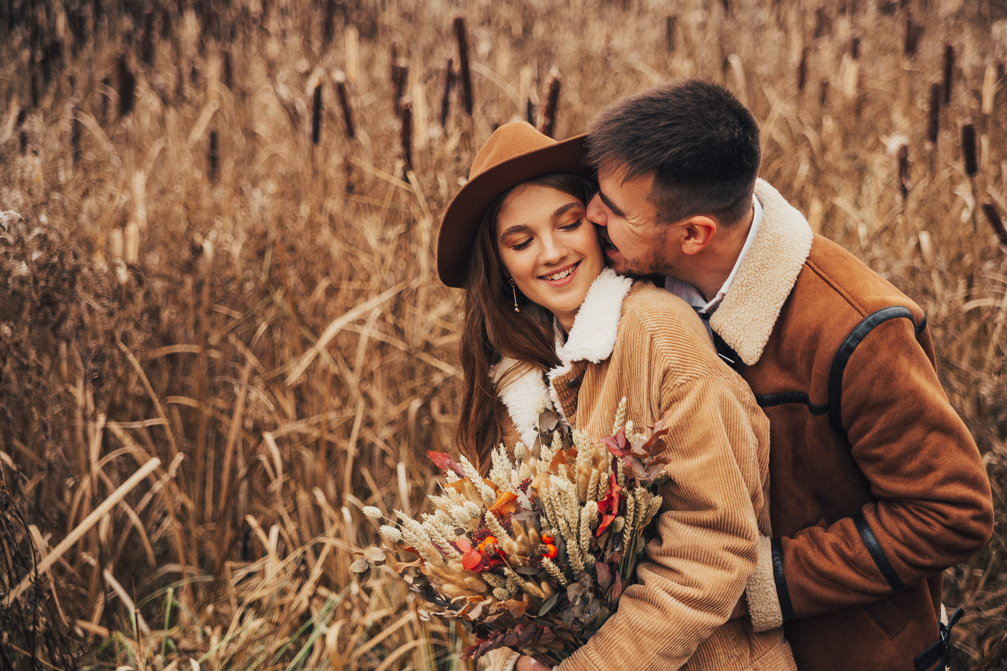 Леся Ваня. Лесная свадьба в ноябре. Свадебный, семейный и женский фотограф в Москве Аникина Ольга