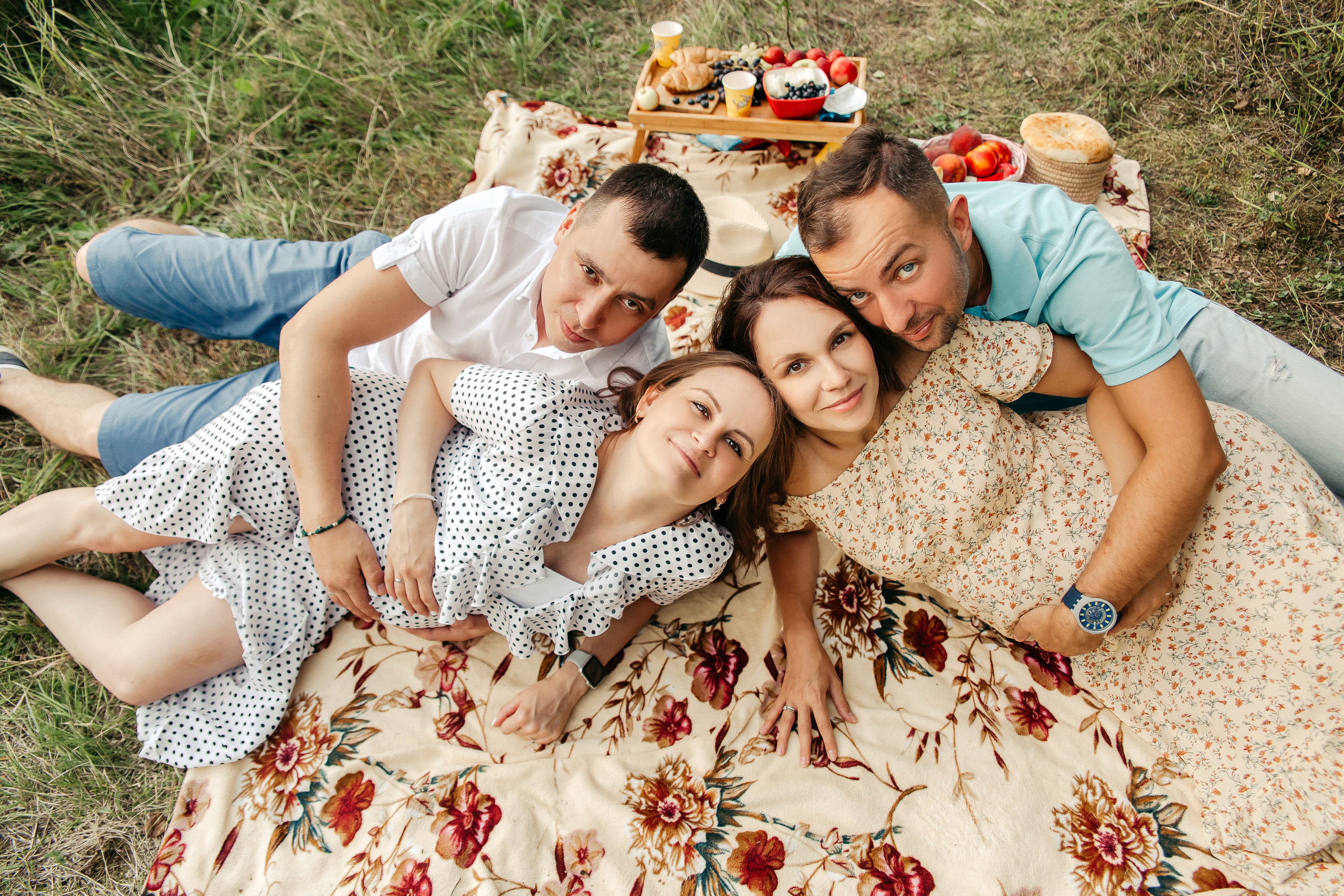 Двойная съемка беременности. Леся Макс и Наташа Игорь. Свадебный, семейный и женский фотограф в Москве Аникина Ольга