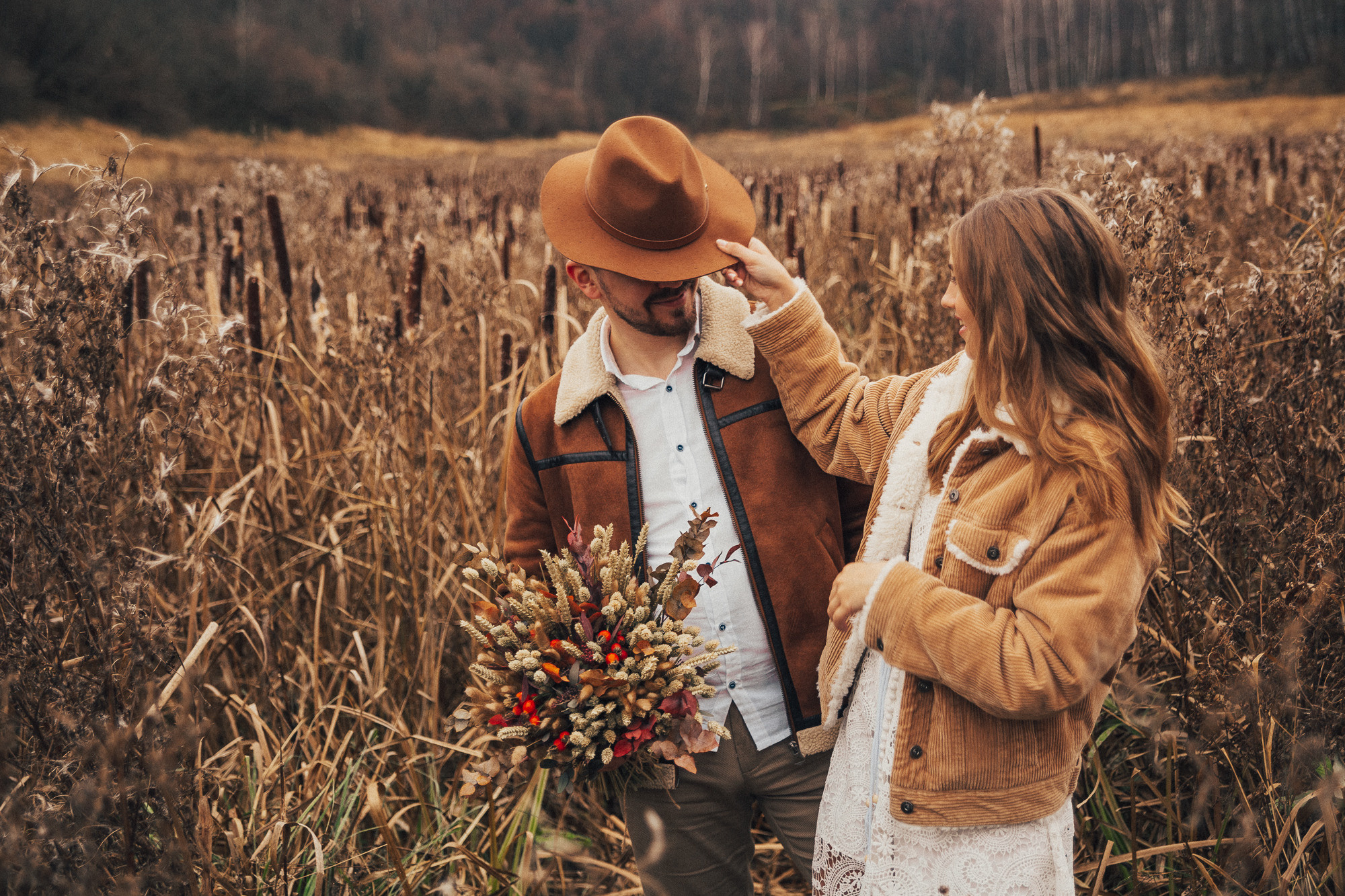 Леся Ваня. Лесная свадьба в ноябре. Свадебный, семейный и женский фотограф в Москве Аникина Ольга