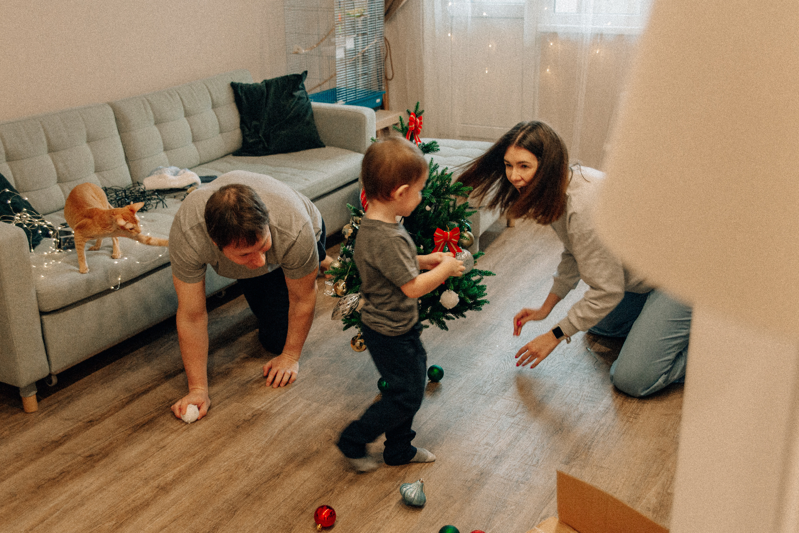 Аня Лёша Ростик и кот Маффин. Домашняя история с пряником и театром теней. Свадебный, семейный и женский фотограф в Москве Аникина Ольга