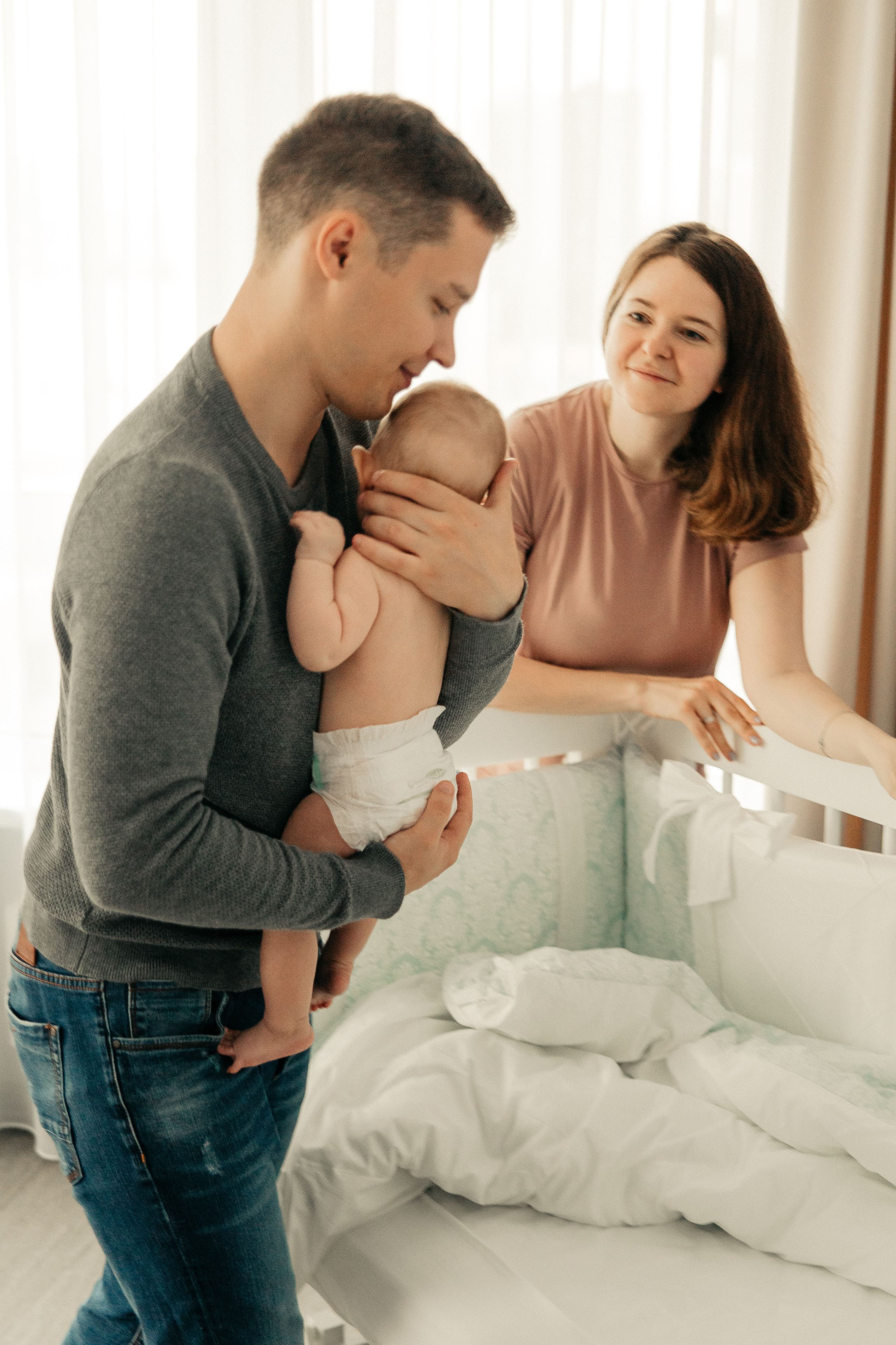 Настя Макс и Алиса. Домашняя уютная фотосессия. Свадебный, семейный и женский фотограф в Москве Аникина Ольга