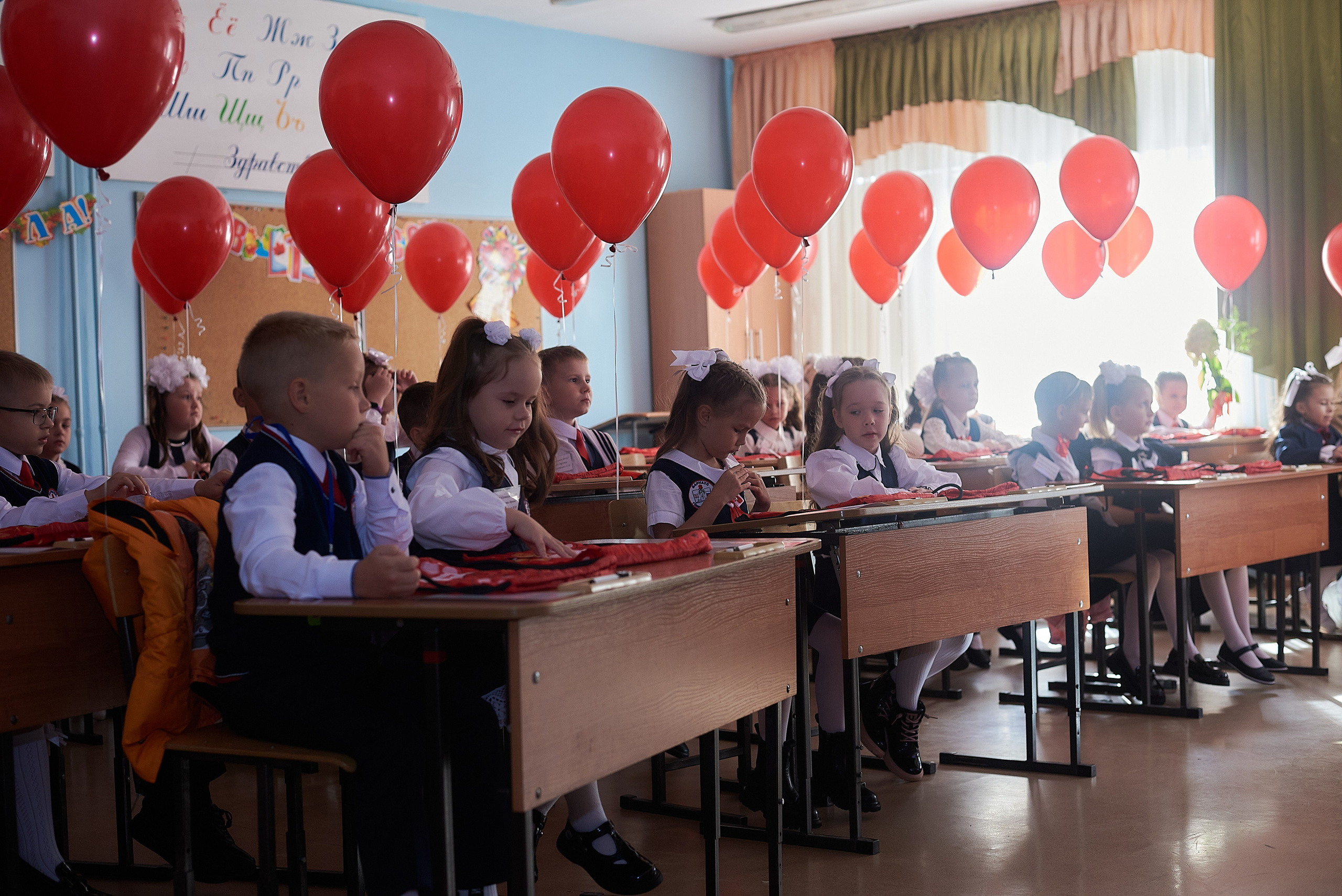 Первый класс. Фотограф Елена Дука. Контент съемка. Семейная фотография