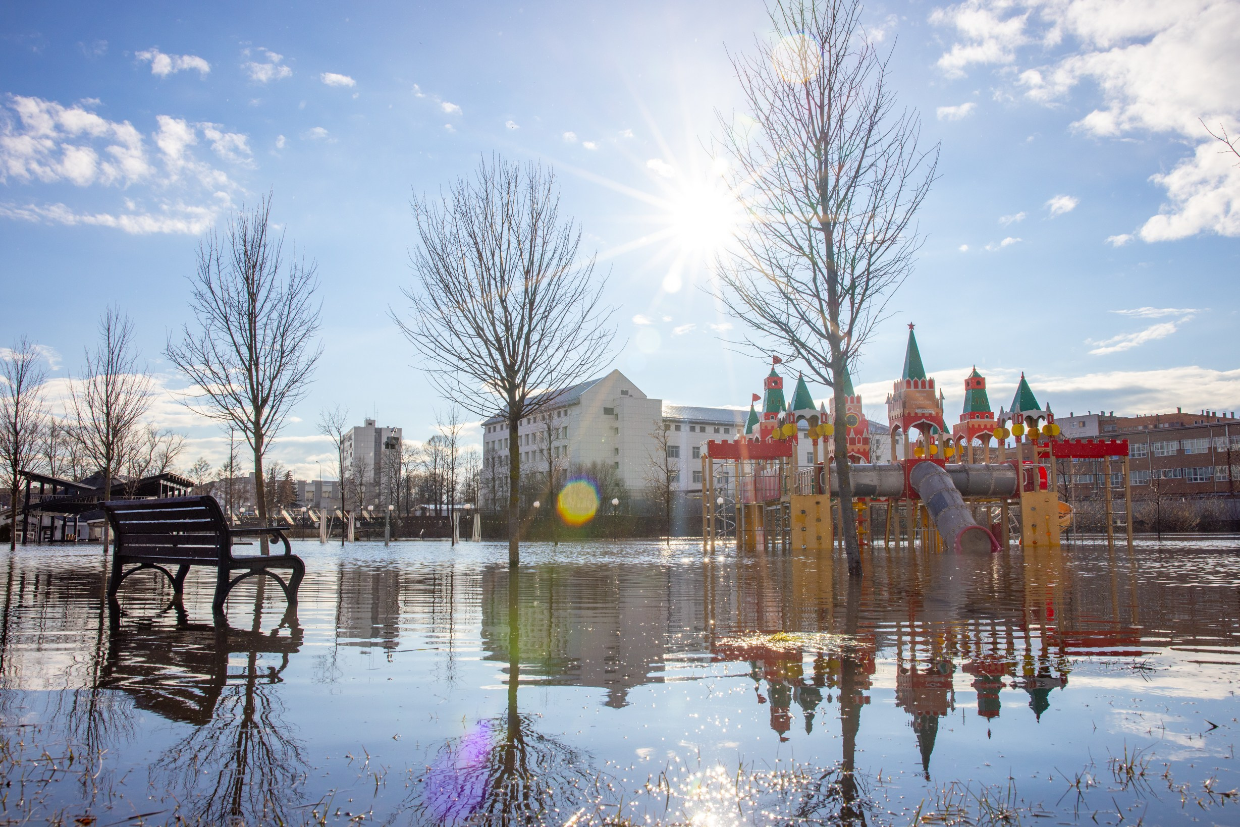 Паводок на Оке. Фотограф в Туле Крупский АнДРей. Фотостудия «КАДР71» в Туле