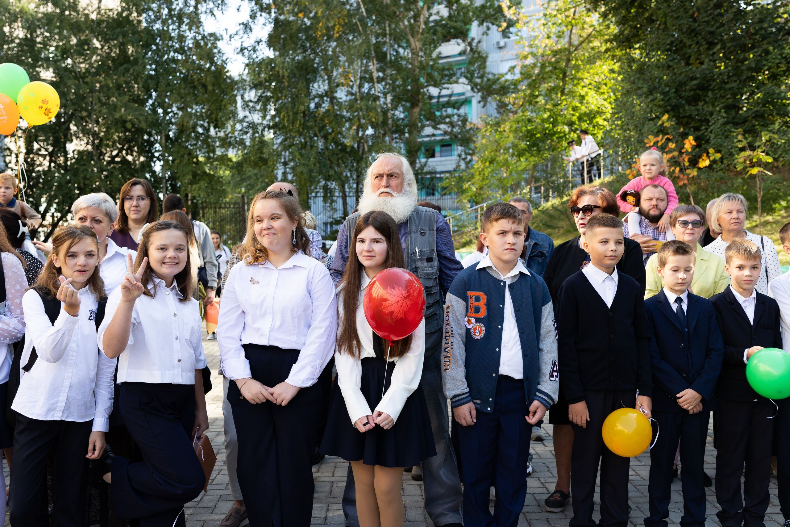 Линейка 1 сентября. Профессиональный Фотограф в Москве Андрей Славнов