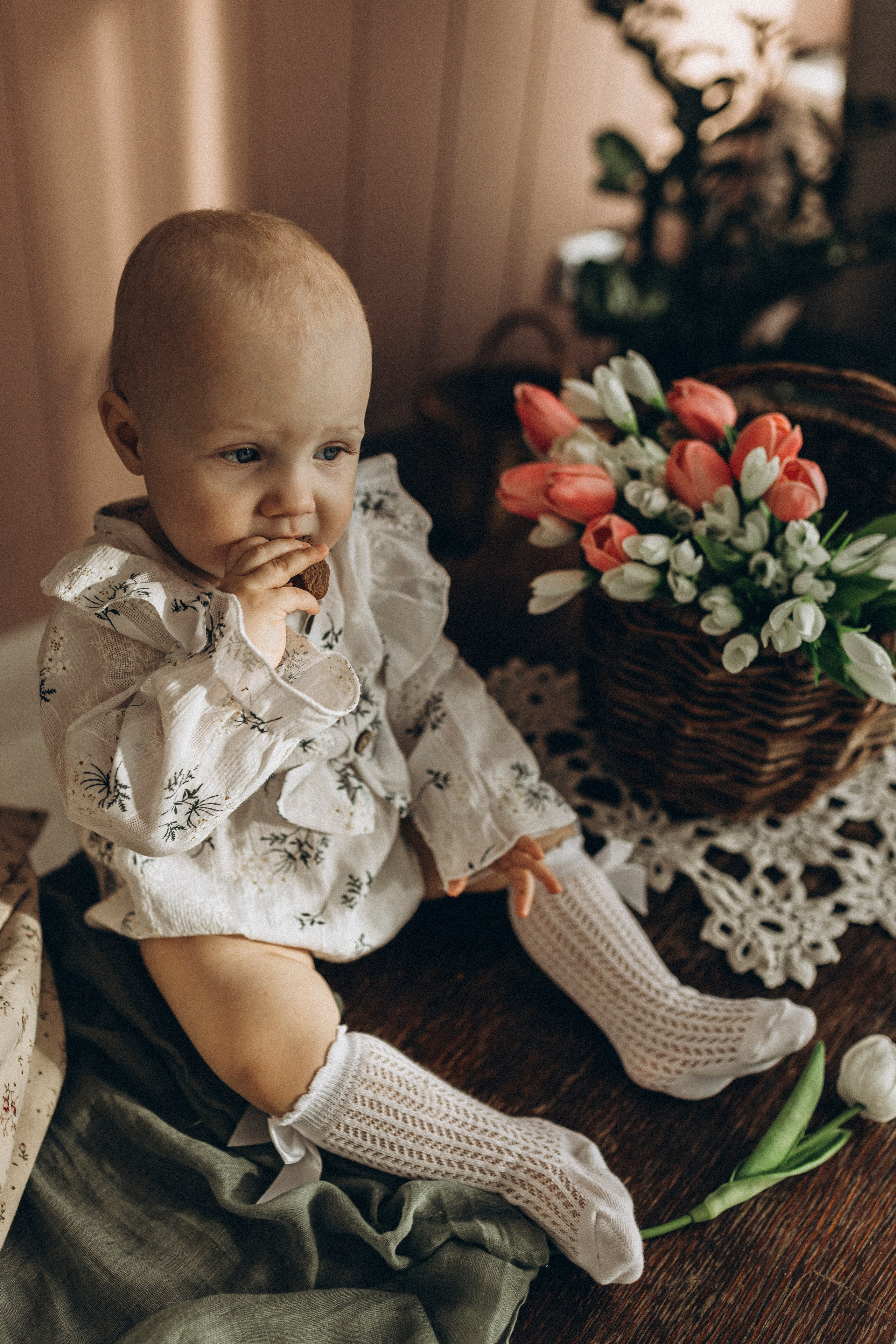 Сьемка годика для Анечки. Семейный и детский фотограф в Рязани Васюгова Мария