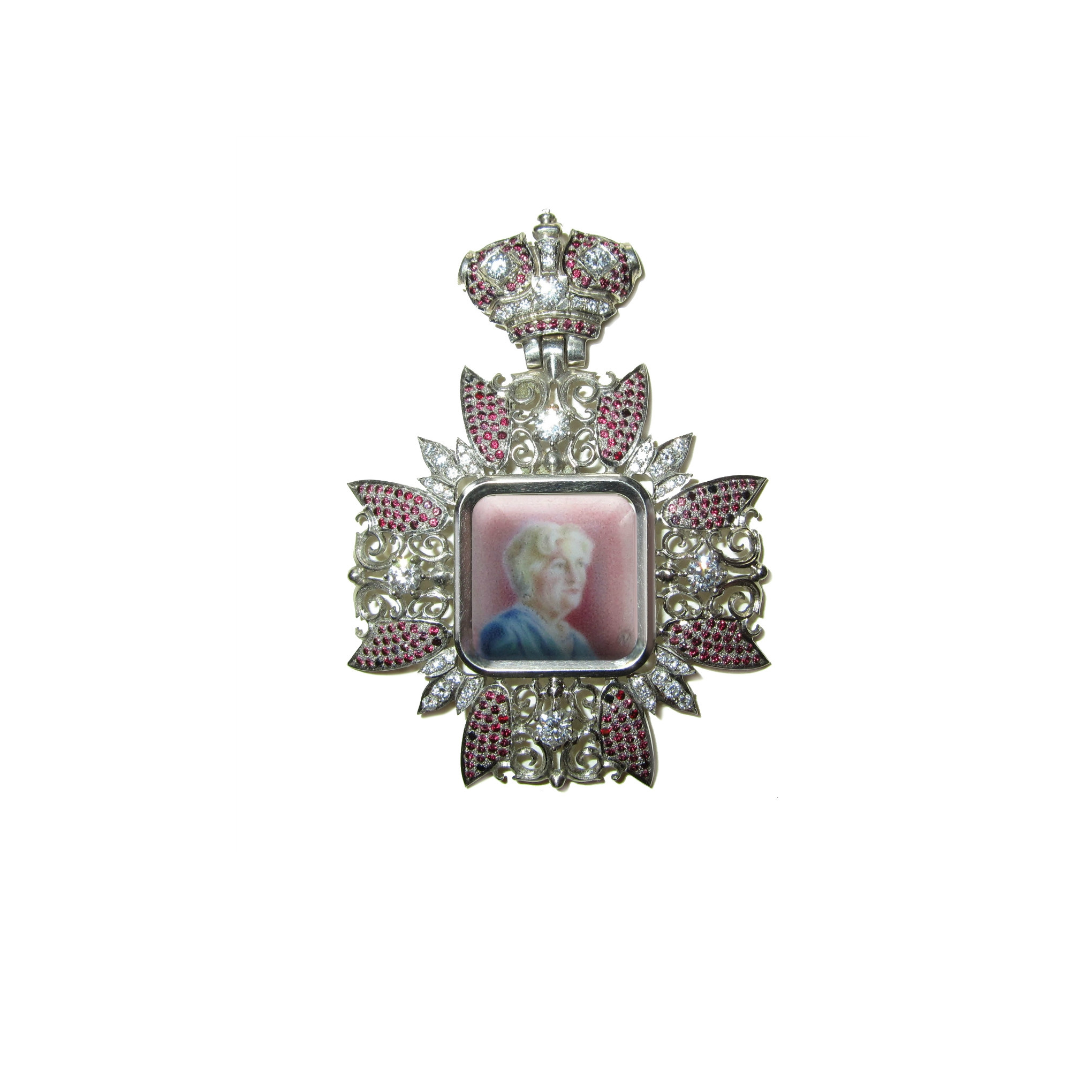 Artist Alexei Maximov. Order of the Queen Mother (Queen Elizabeth), 2011, painted enamel