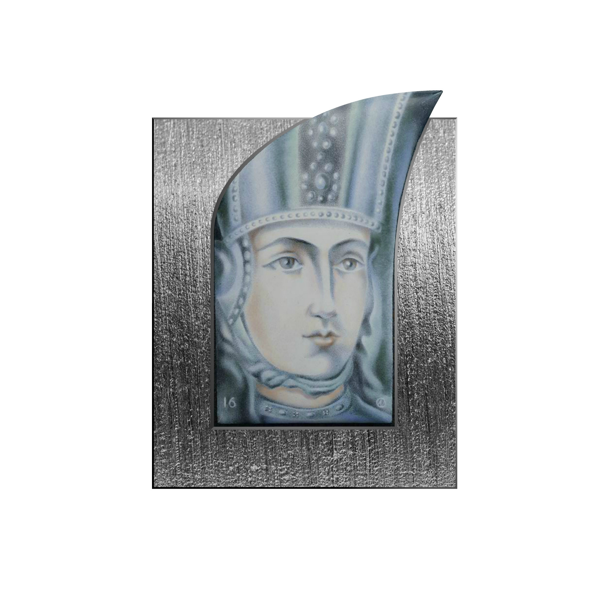 Georgia. Queen Tamar, 2016, painted enamel, metal