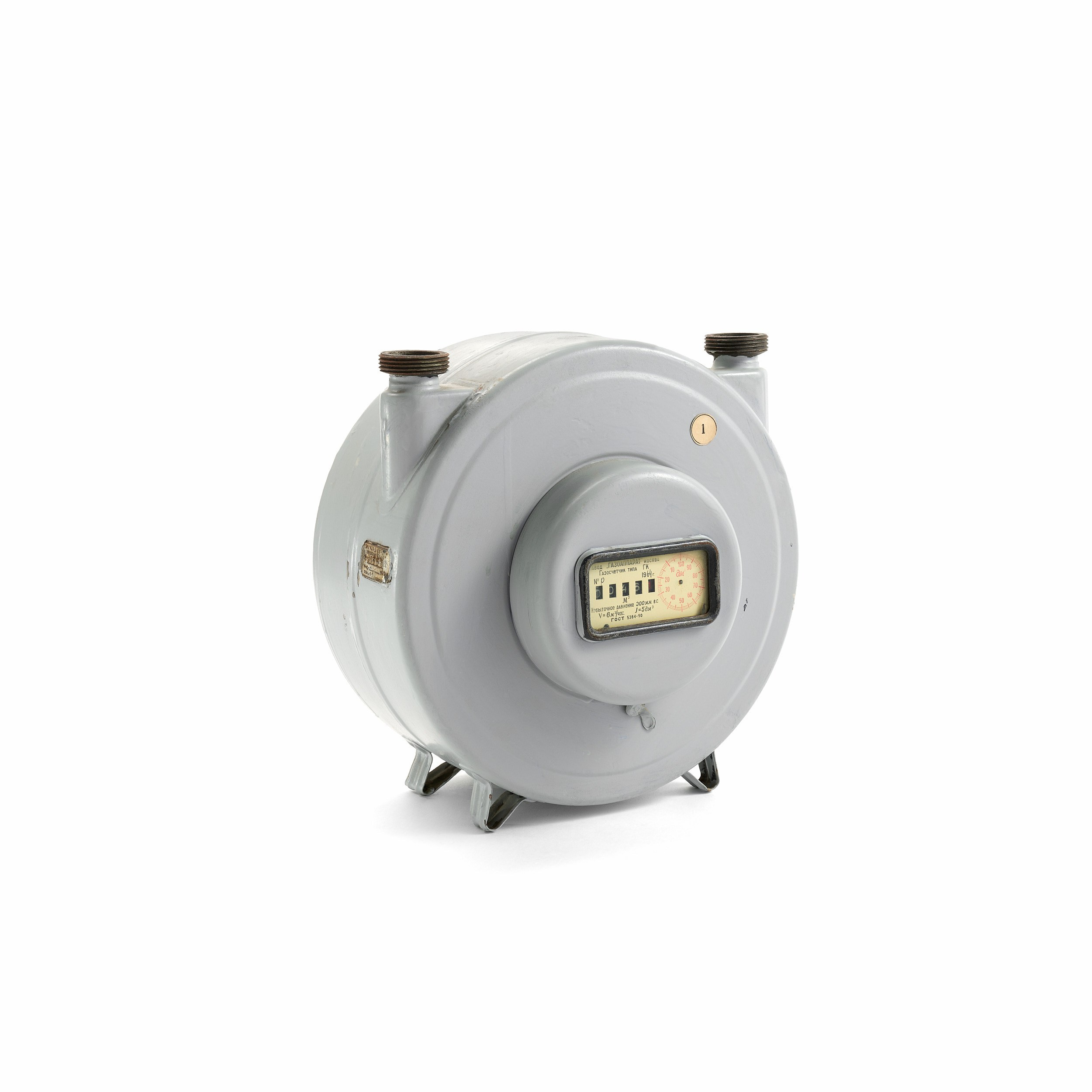 Бытовой газовый счётчик — исторический прибор учёта газа