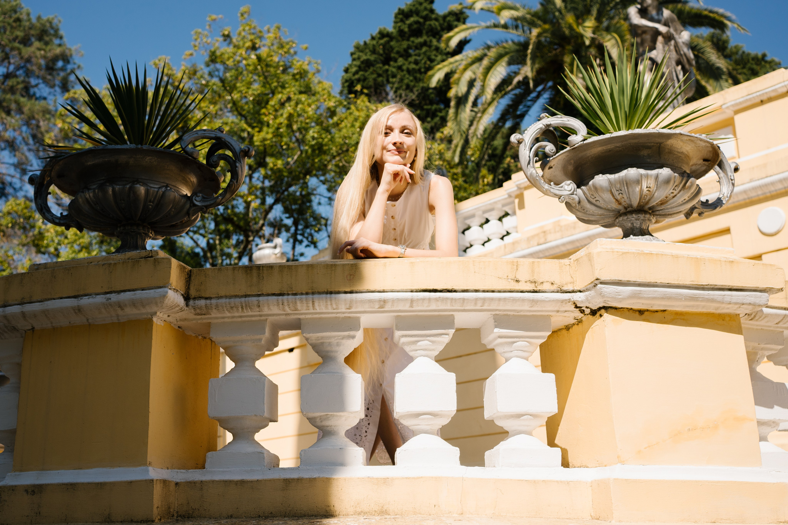 Фотосессия в дендрарии. Фотограф в Сочи Тиунова Маргарита и Тиунов Евгений