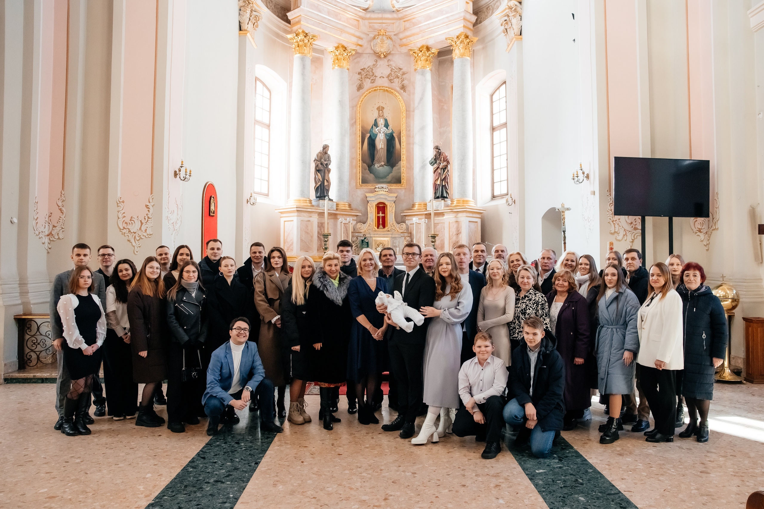 Крещение Софии. Архикафедральный костел Имени Пресвятой Девы Марии. Фотограф ВИКА МЕДУЗА