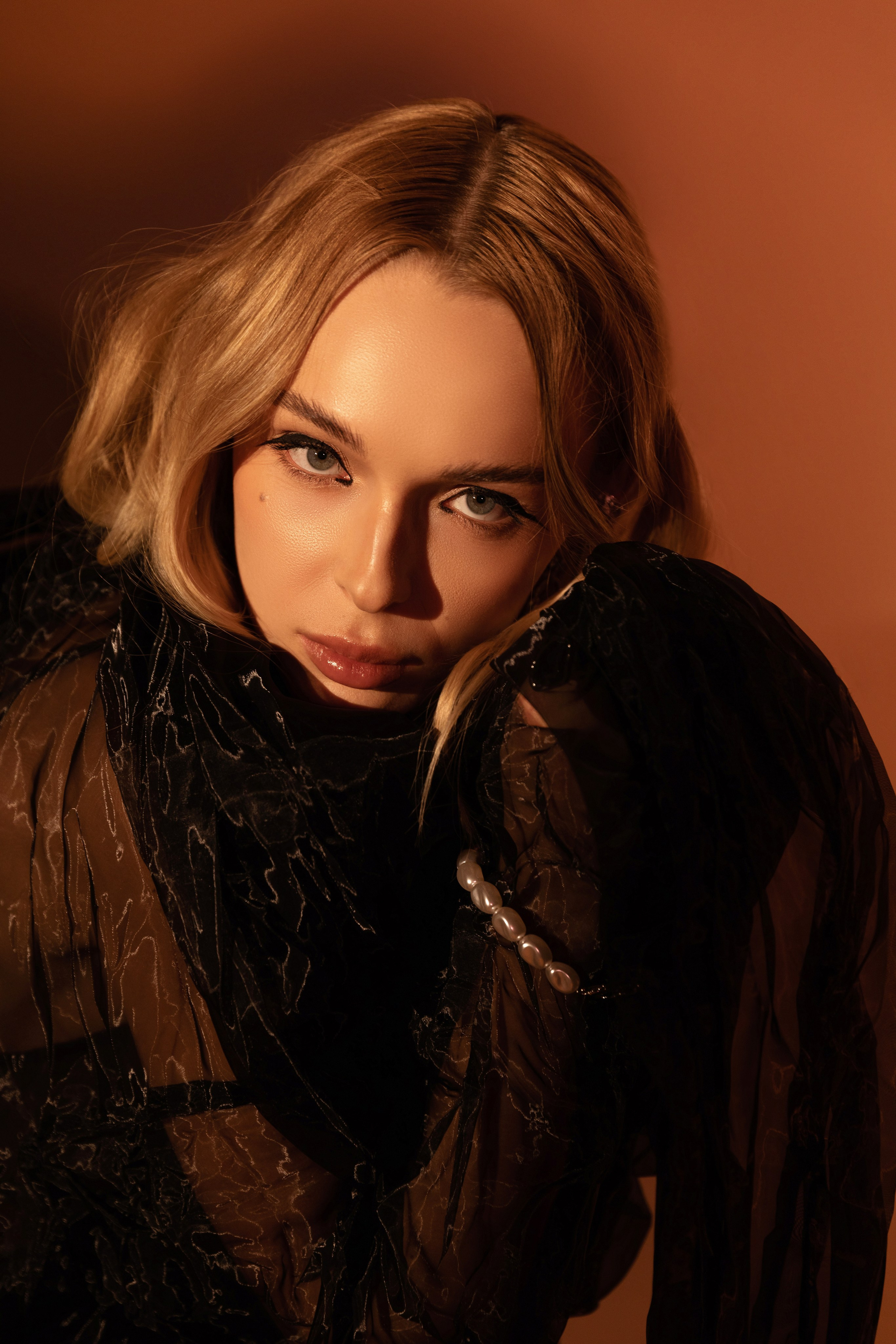 Alina «Black Queen». Фотограф Мария Щеголькова. Чувственный женский портрет