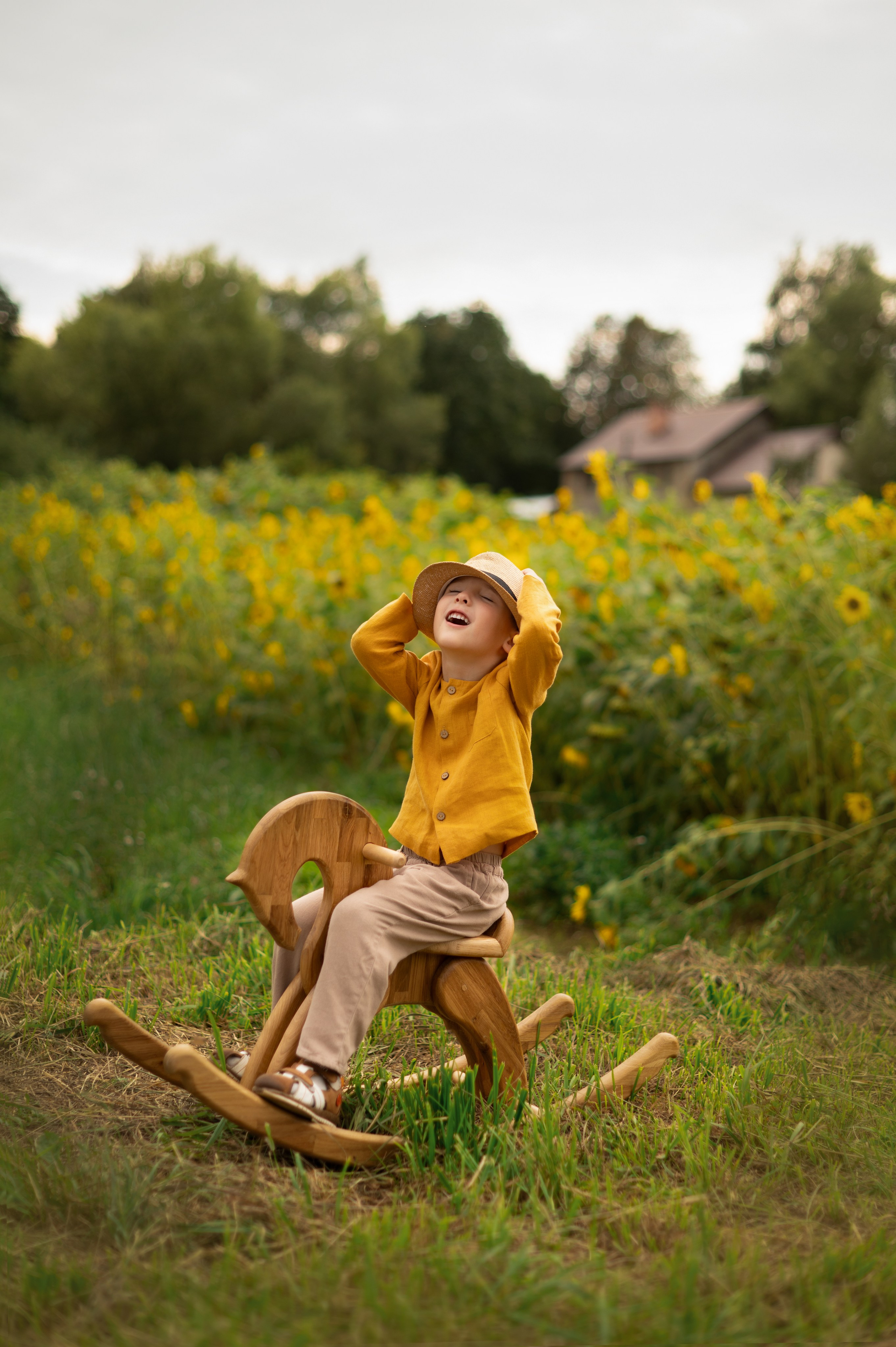 Подсолнухи. Детский и семейный фотограф г. Москва Оксана Катаджи