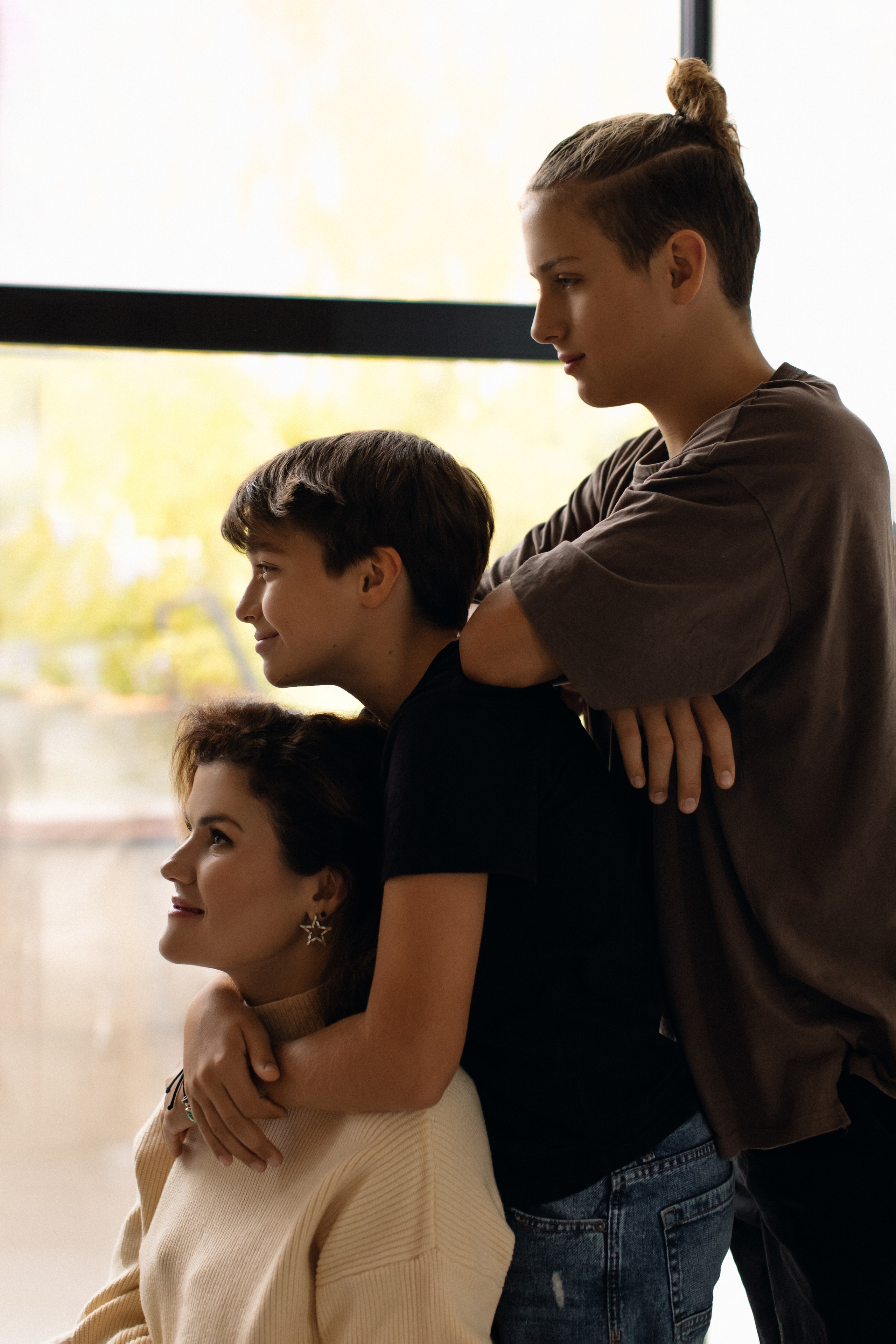 Мария и сыновья. Фотограф в Москве Ольга Сатони