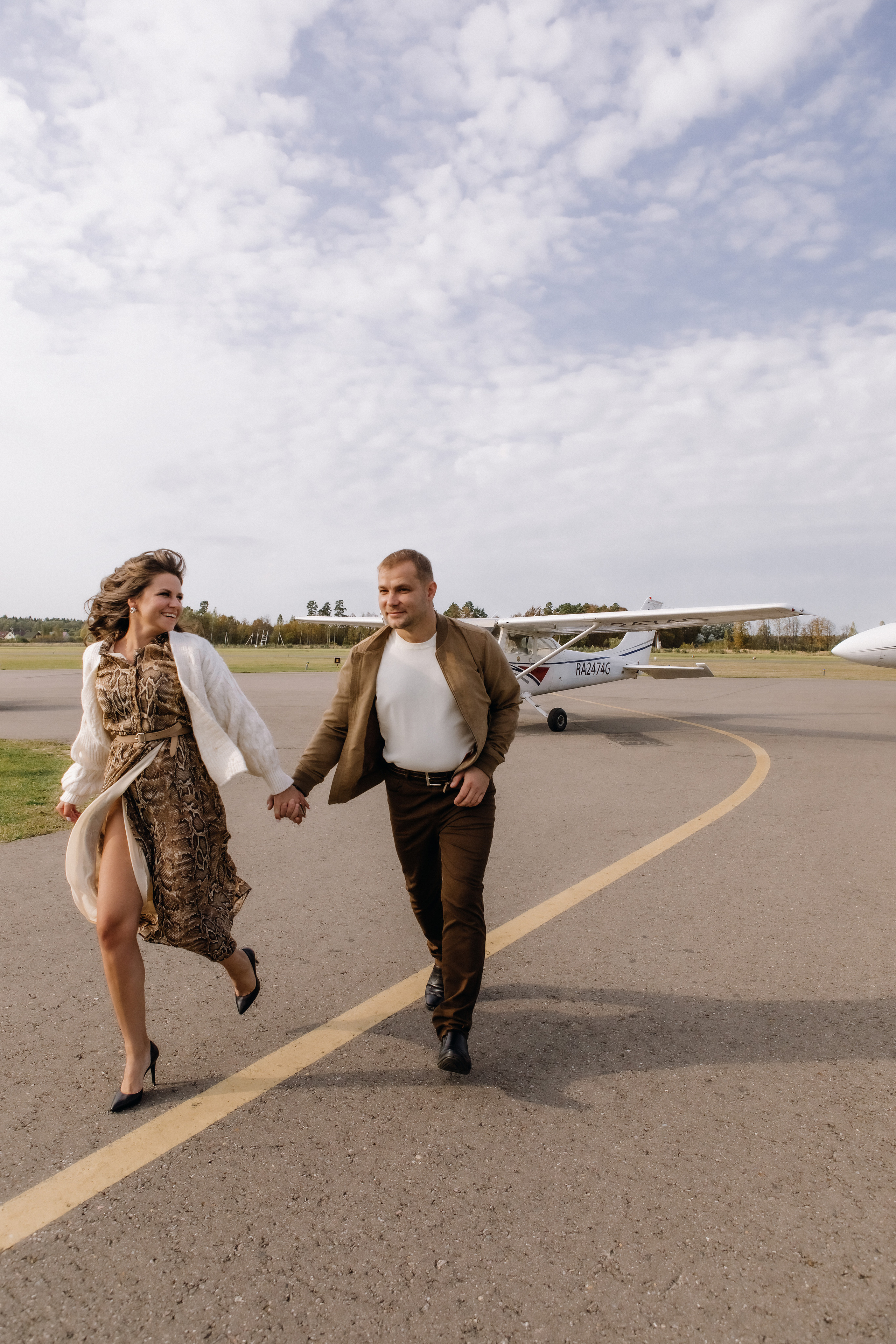 Лавстори на аэродроме. Фотограф в Москве Ольга Сатони