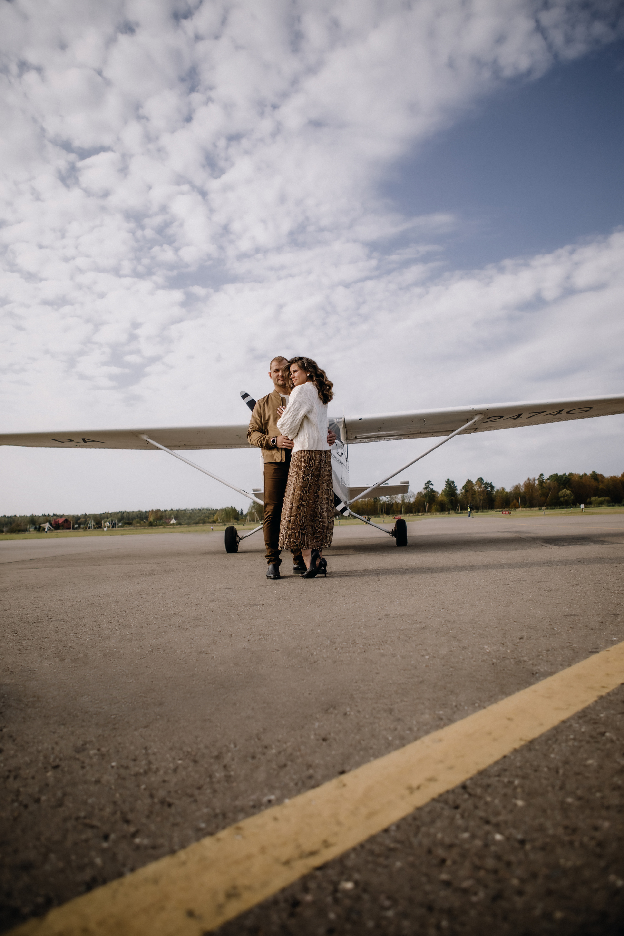 Анастасия и Юрий Аэродром. Фотограф в Москве Ольга Сатони