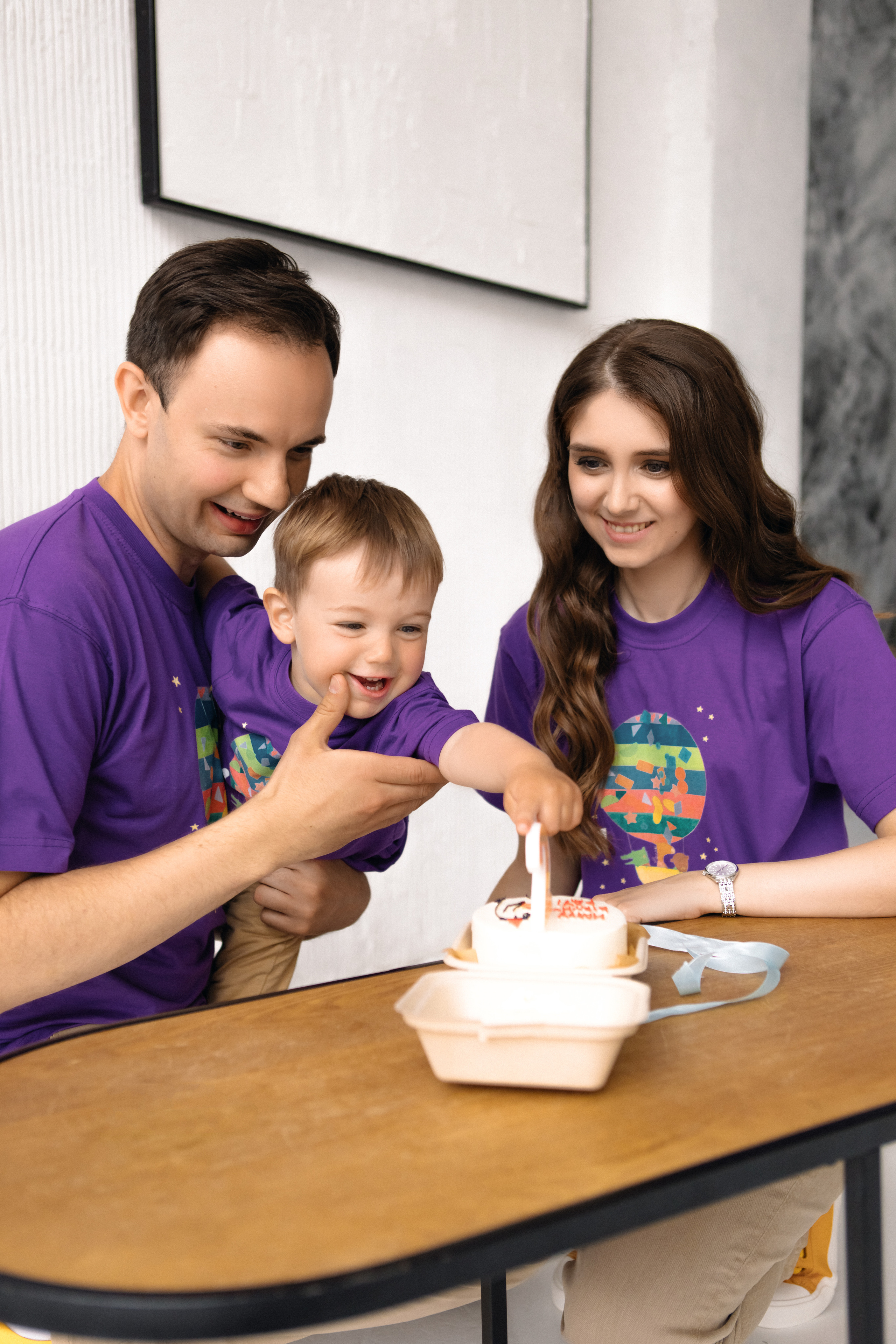 Семейная фотосессия на день рождения ребенка