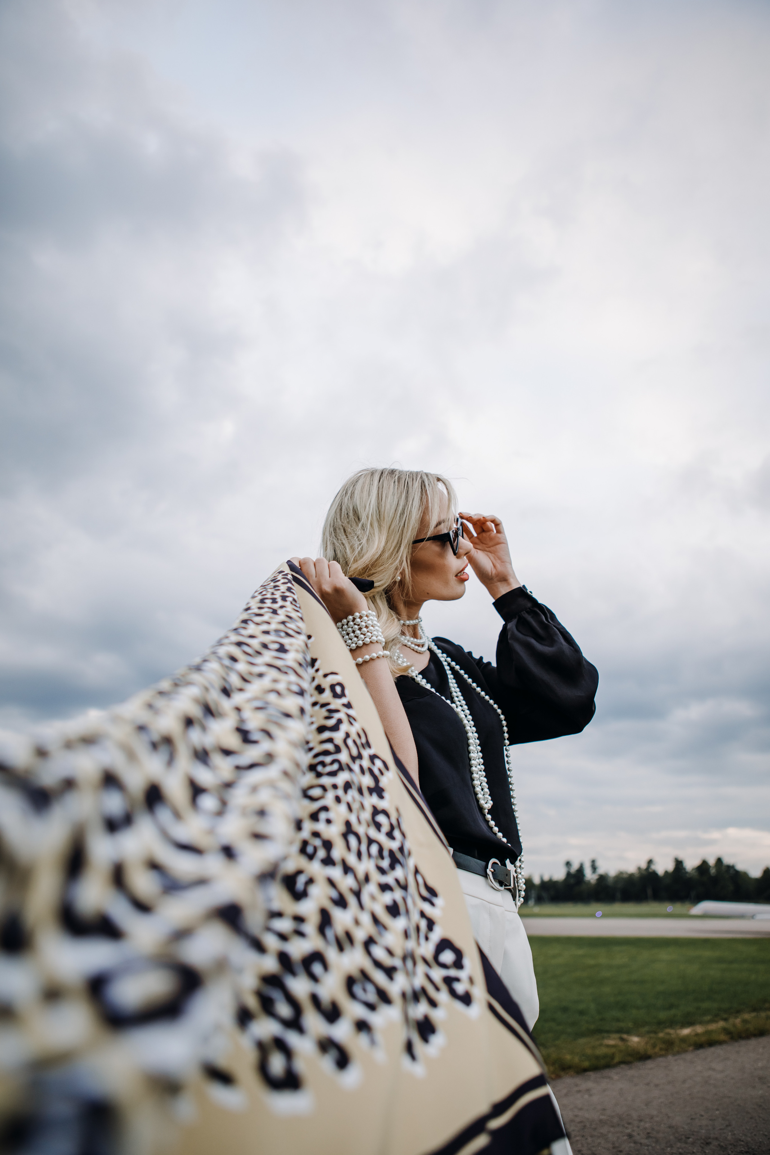 Съемка на аэродроме с самолетом. Фотограф в Москве Ольга Сатони