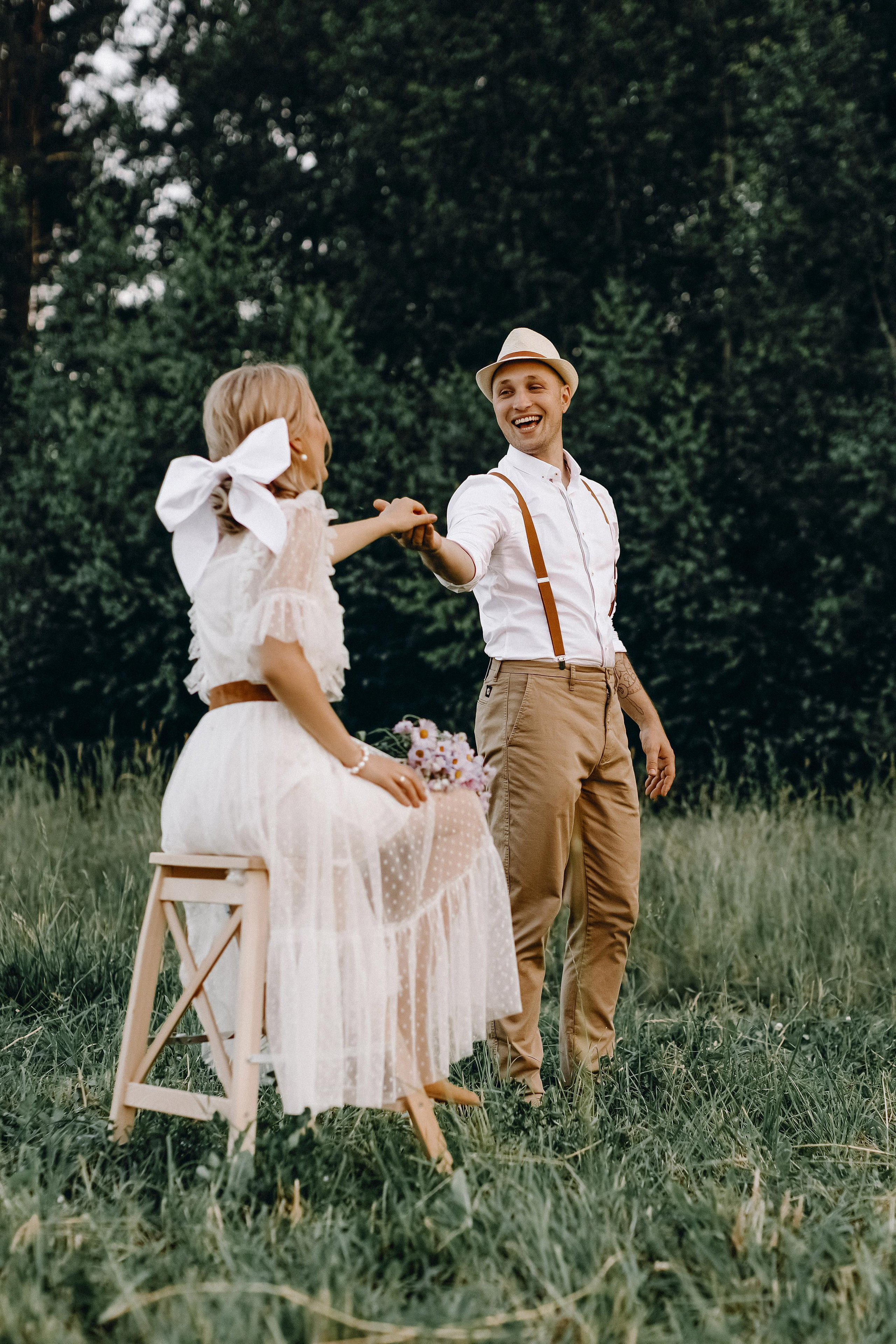 Лавстори в поле. Фотограф в Москве Ольга Сатони