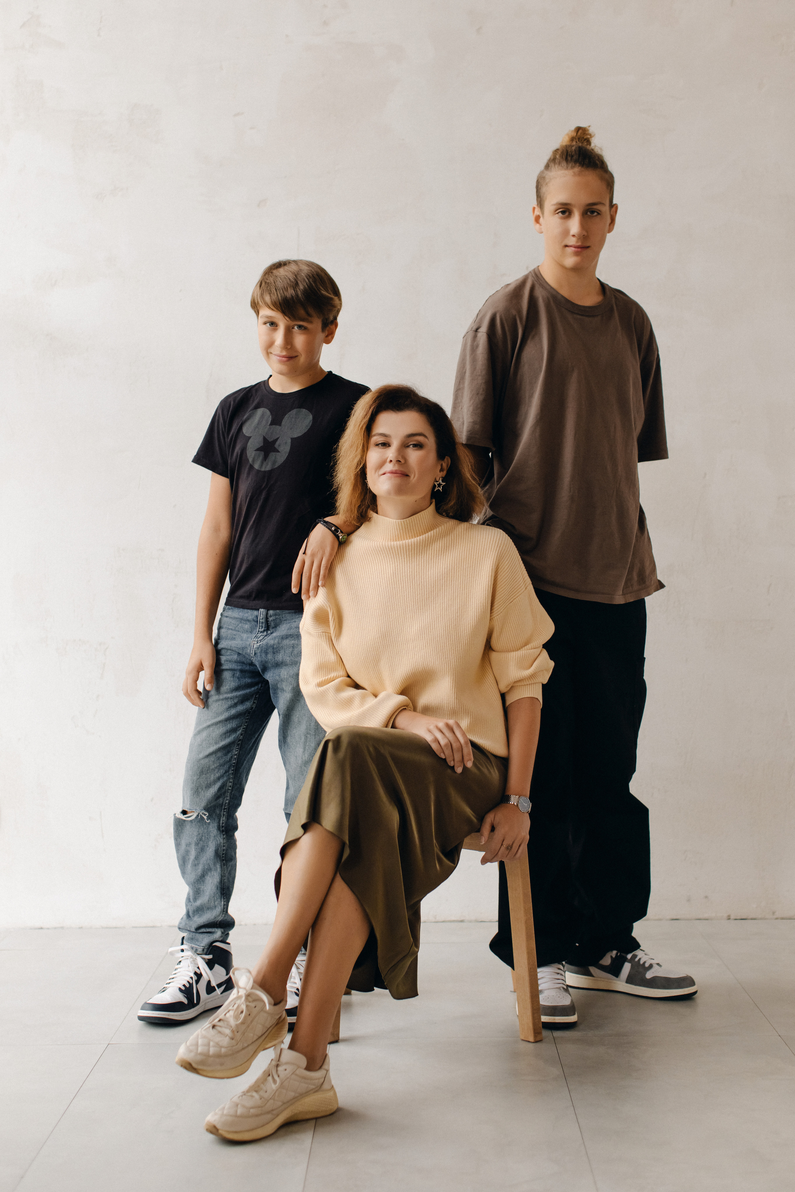 Мария и сыновья. Фотограф в Москве Ольга Сатони