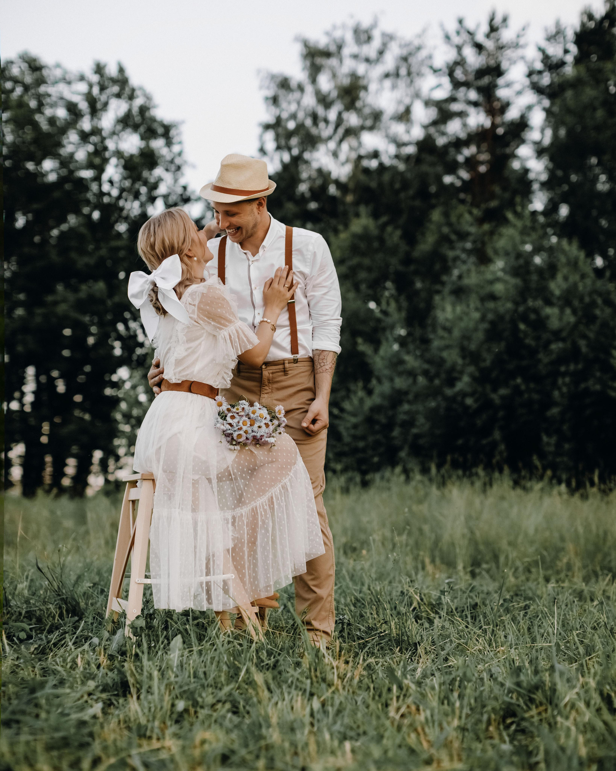 Лавстори в поле. Фотограф в Москве Ольга Сатони