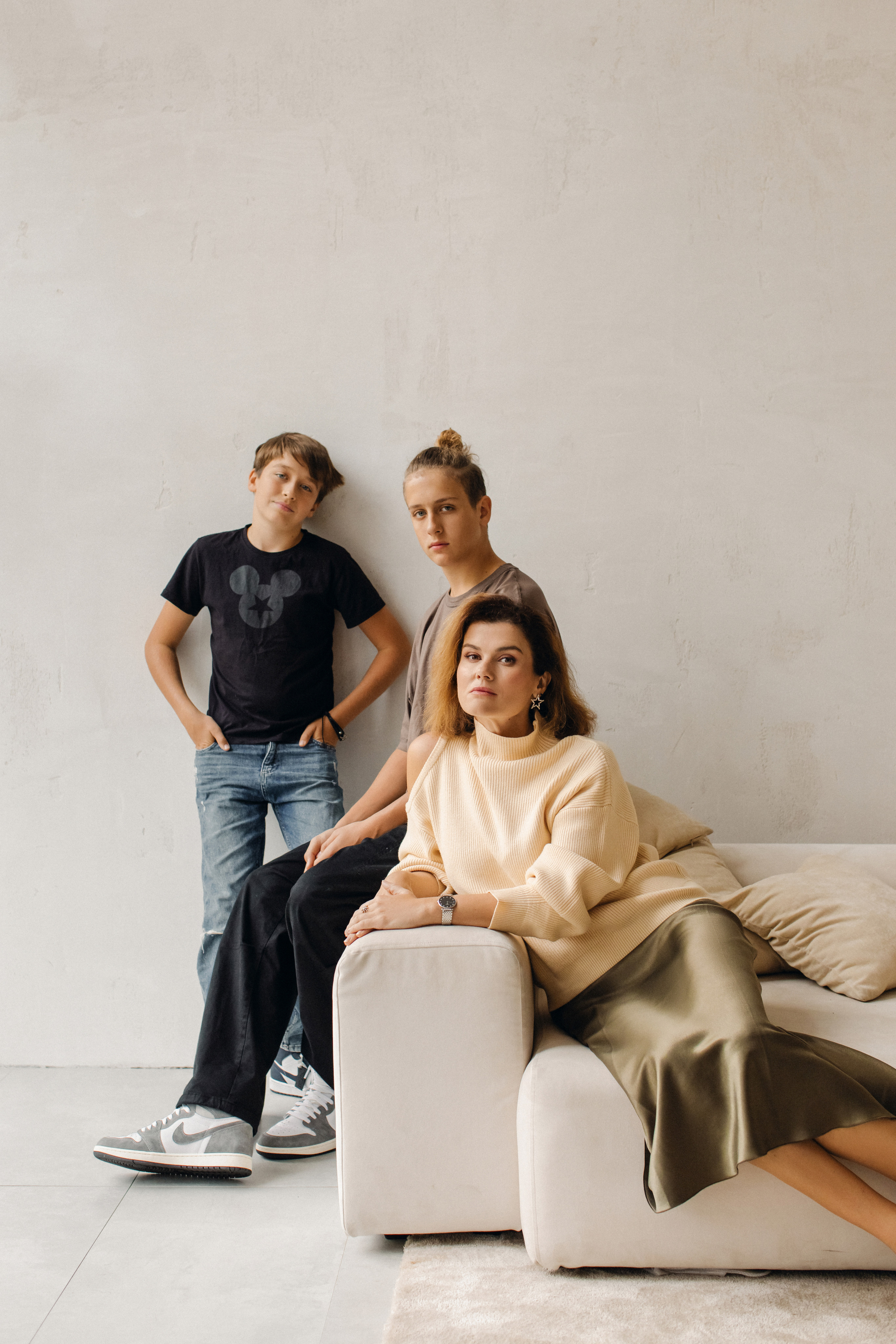 Мария и сыновья. Фотограф в Москве Ольга Сатони