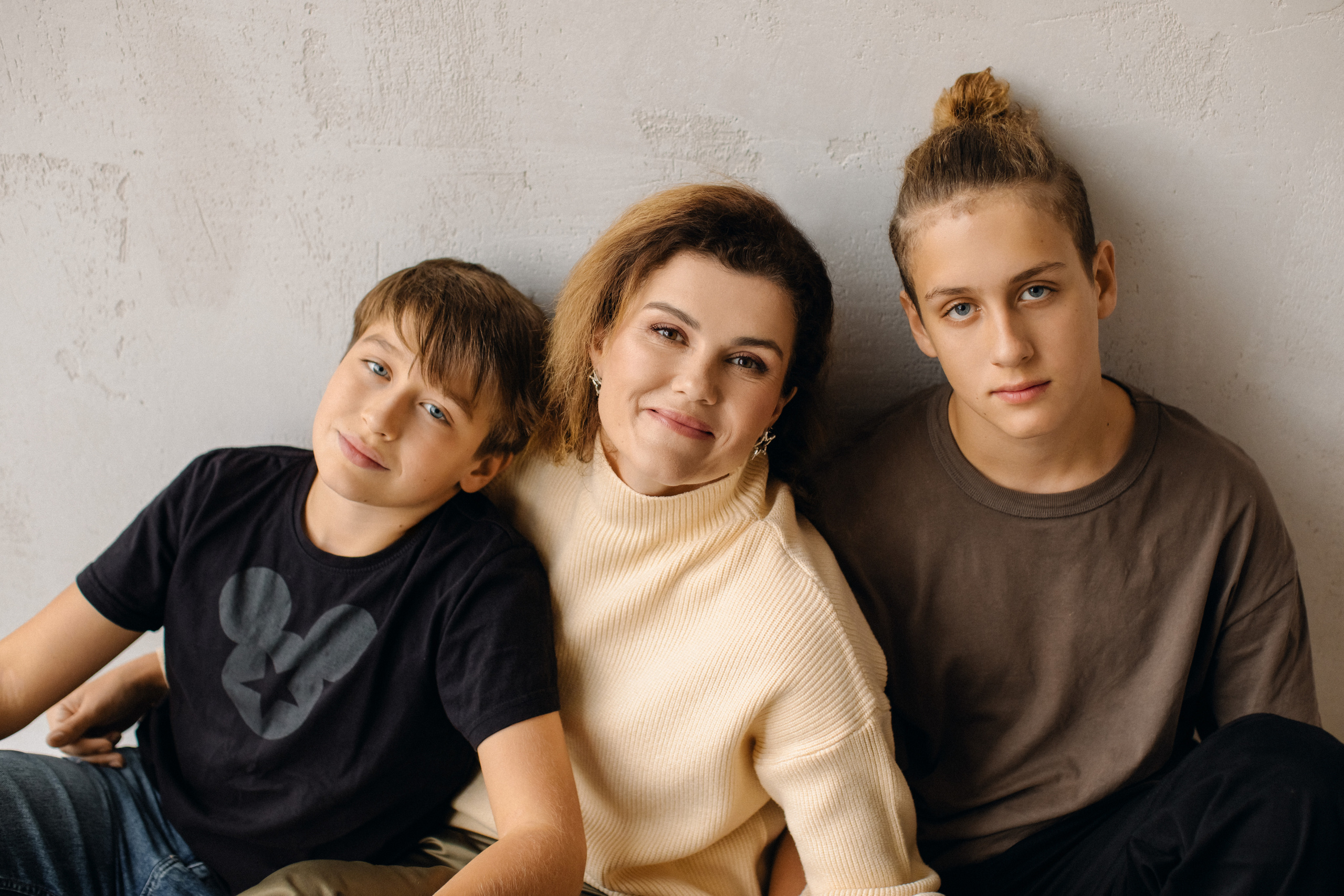 Мария и сыновья. Фотограф в Москве Ольга Сатони